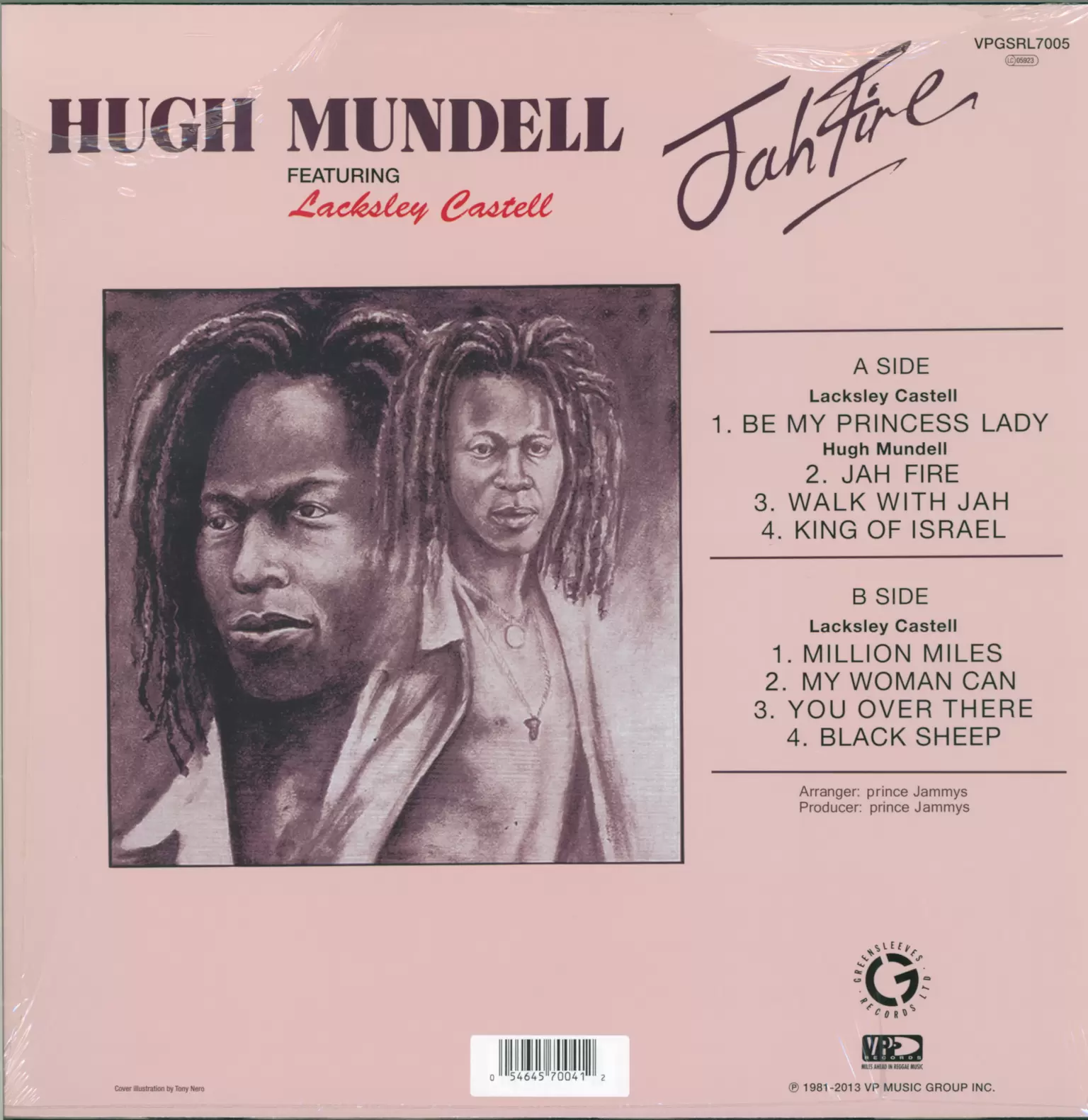 Hugh Mundell: Jah Fire, 1×LP (Vinyl)