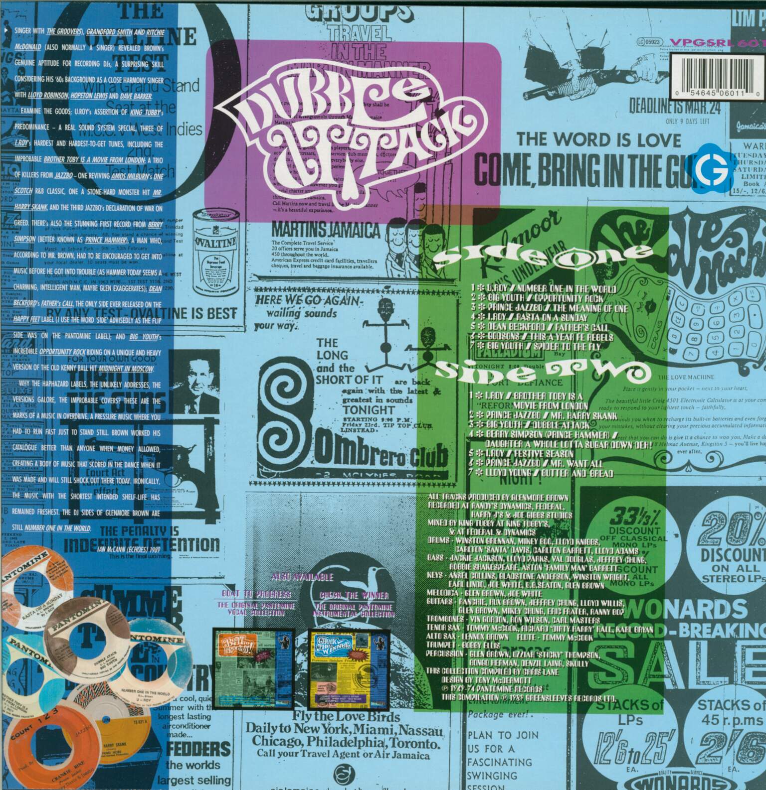 Glen Brown: Dubble Attack (The Original Pantomine Dee Jay Collection 1972-74), 1×LP (Vinyl)