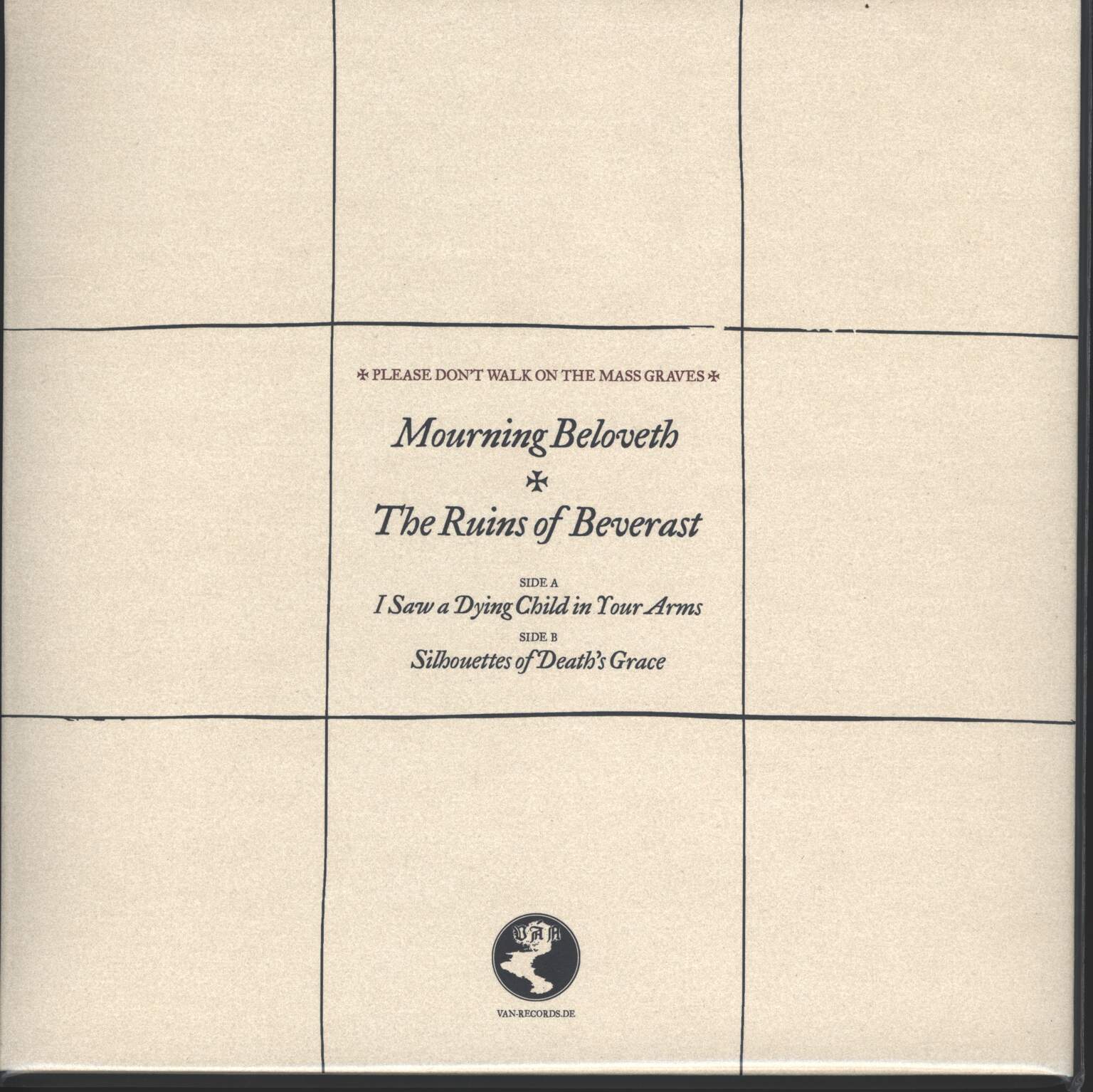 The Ruins Of Beverast: Please Don't Walk On The Mass Graves, 1×10" Vinyl EP