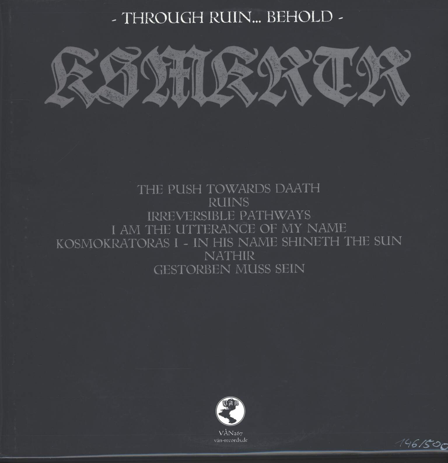 Kosmokrator: Through Ruin... Behold, 1×LP (Vinyl)