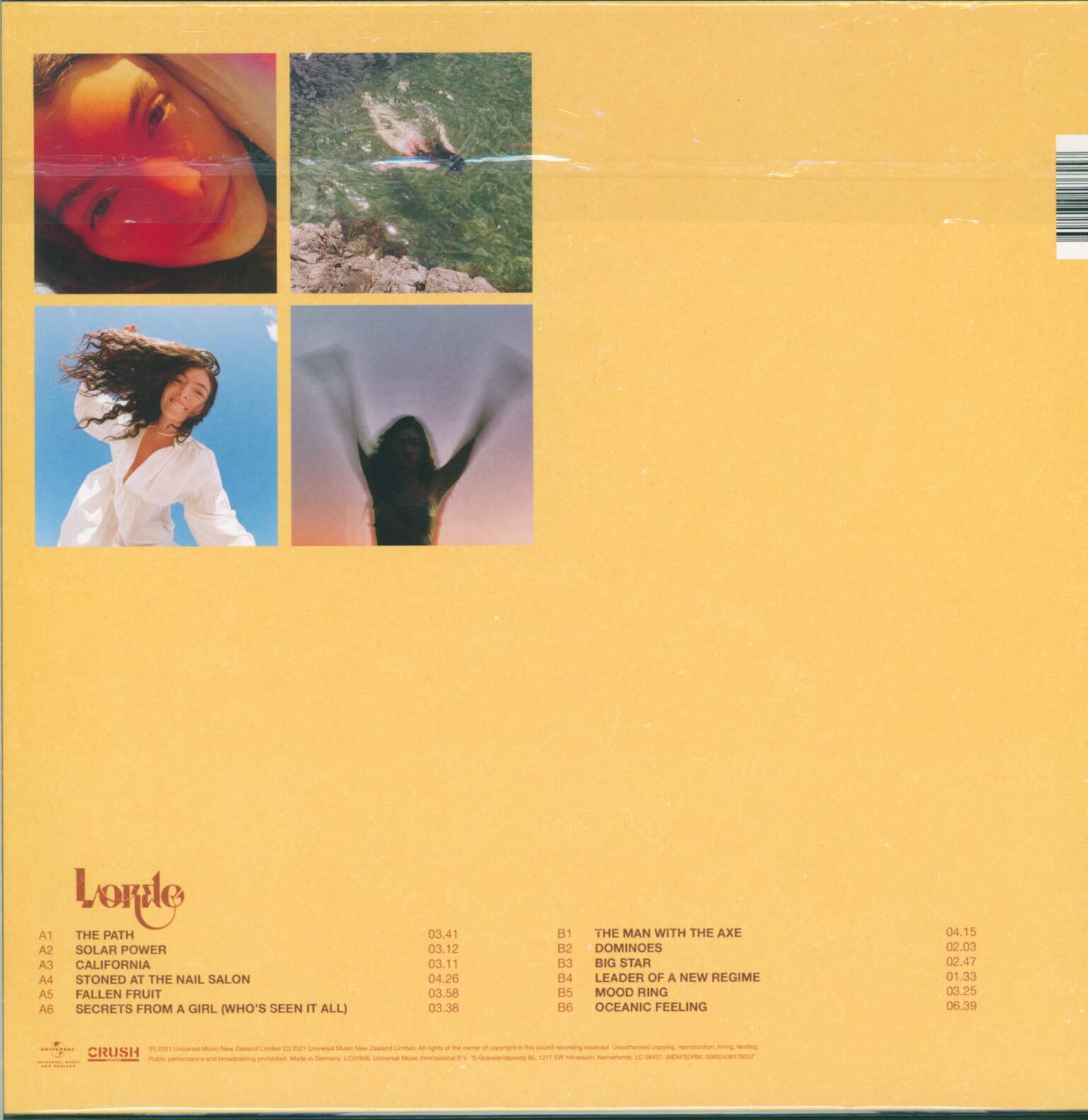Lorde: Solar Power, 1×LP (Vinyl)