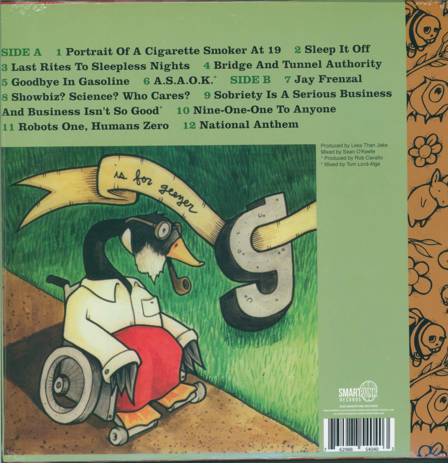 Less Than Jake: B Is For B-Sides, 1×LP (Vinyl)