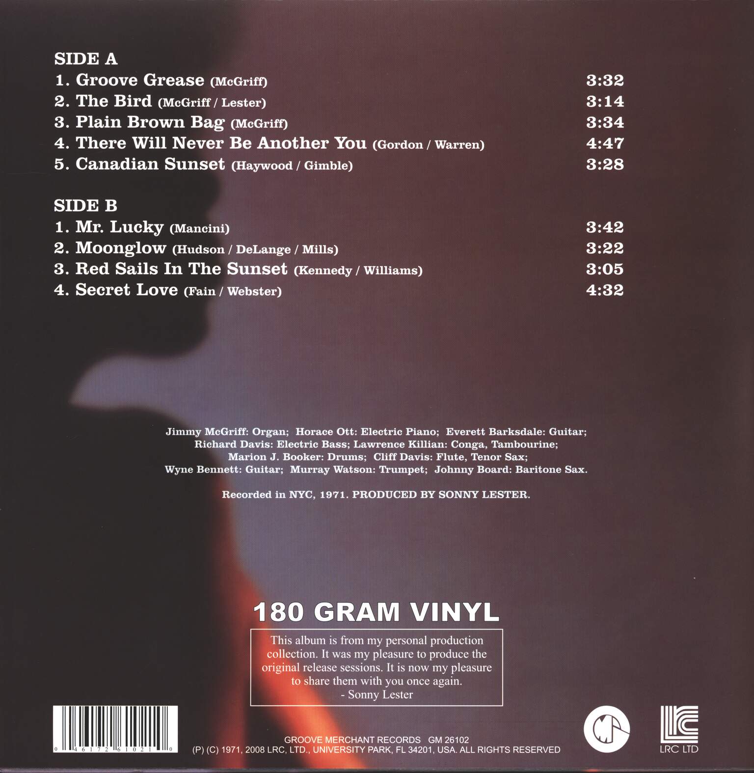 Jimmy McGriff: Groove Grease, 1×LP (Vinyl)