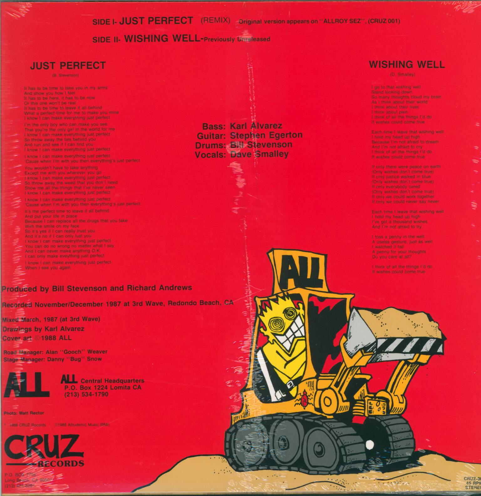All: Just Perfect / Wishing Well, 1×12" Maxi Single (Vinyl)