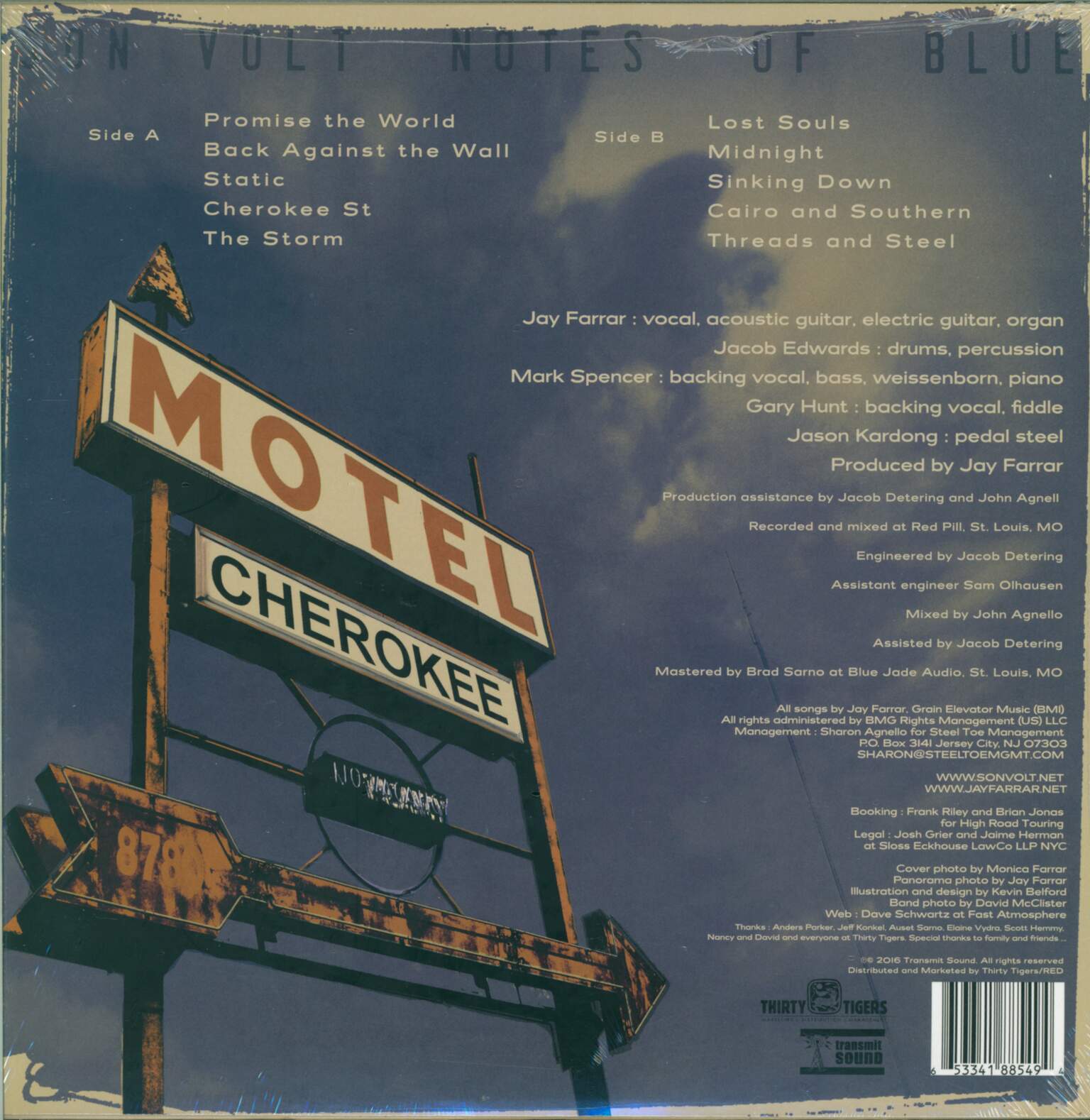 Son Volt: Notes Of Blue, 1×LP (Vinyl)