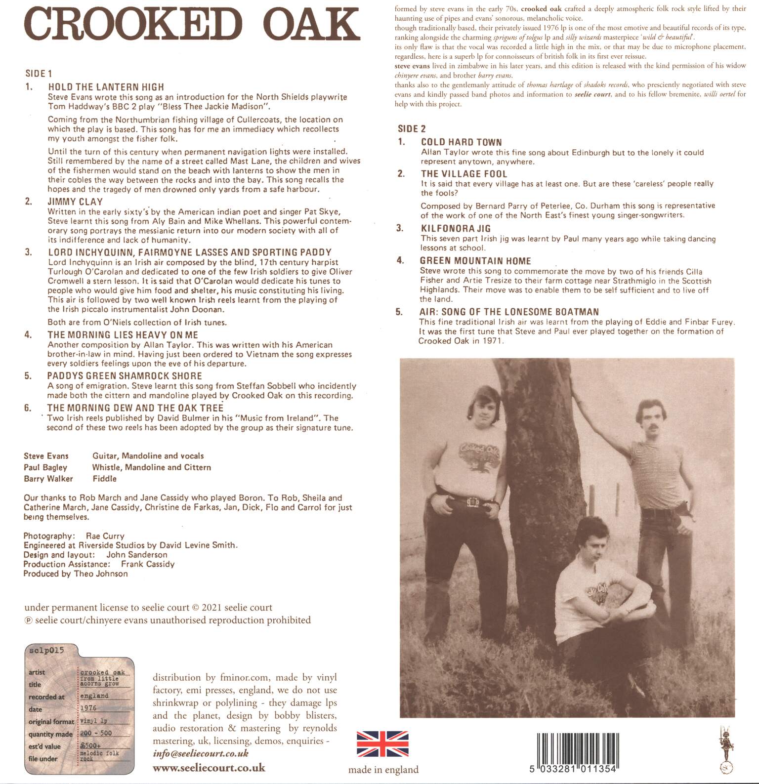 Crooked Oak: From Little Acorns Grow, 1×LP (Vinyl)