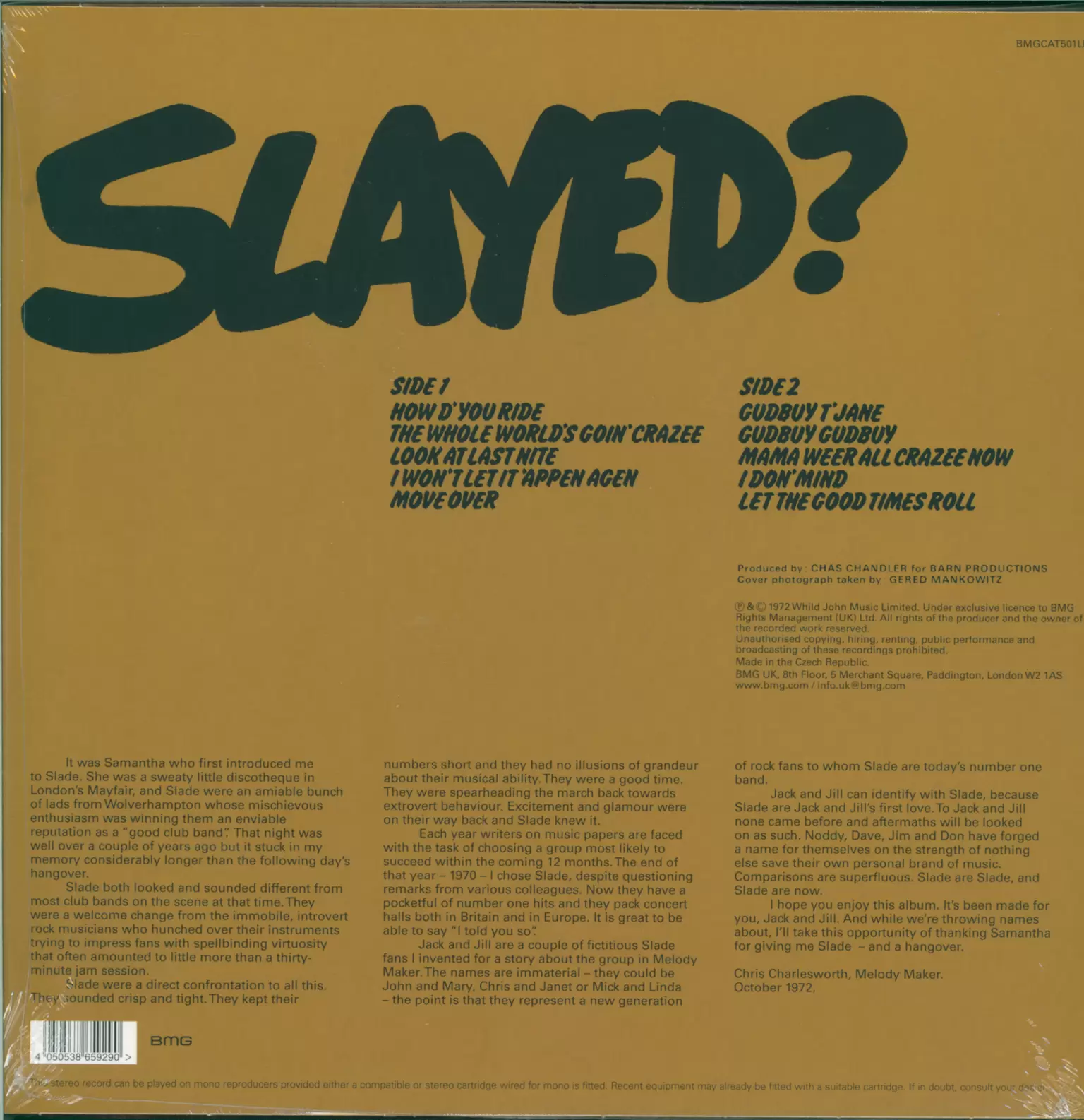 Slade: Slayed?, 1×LP (Vinyl)