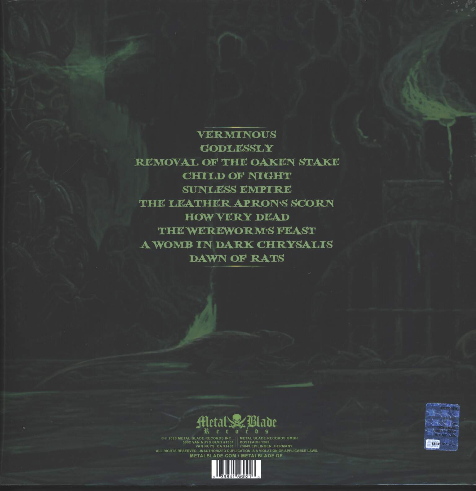 The Black Dahlia Murder: Verminous, 1×LP (Vinyl)