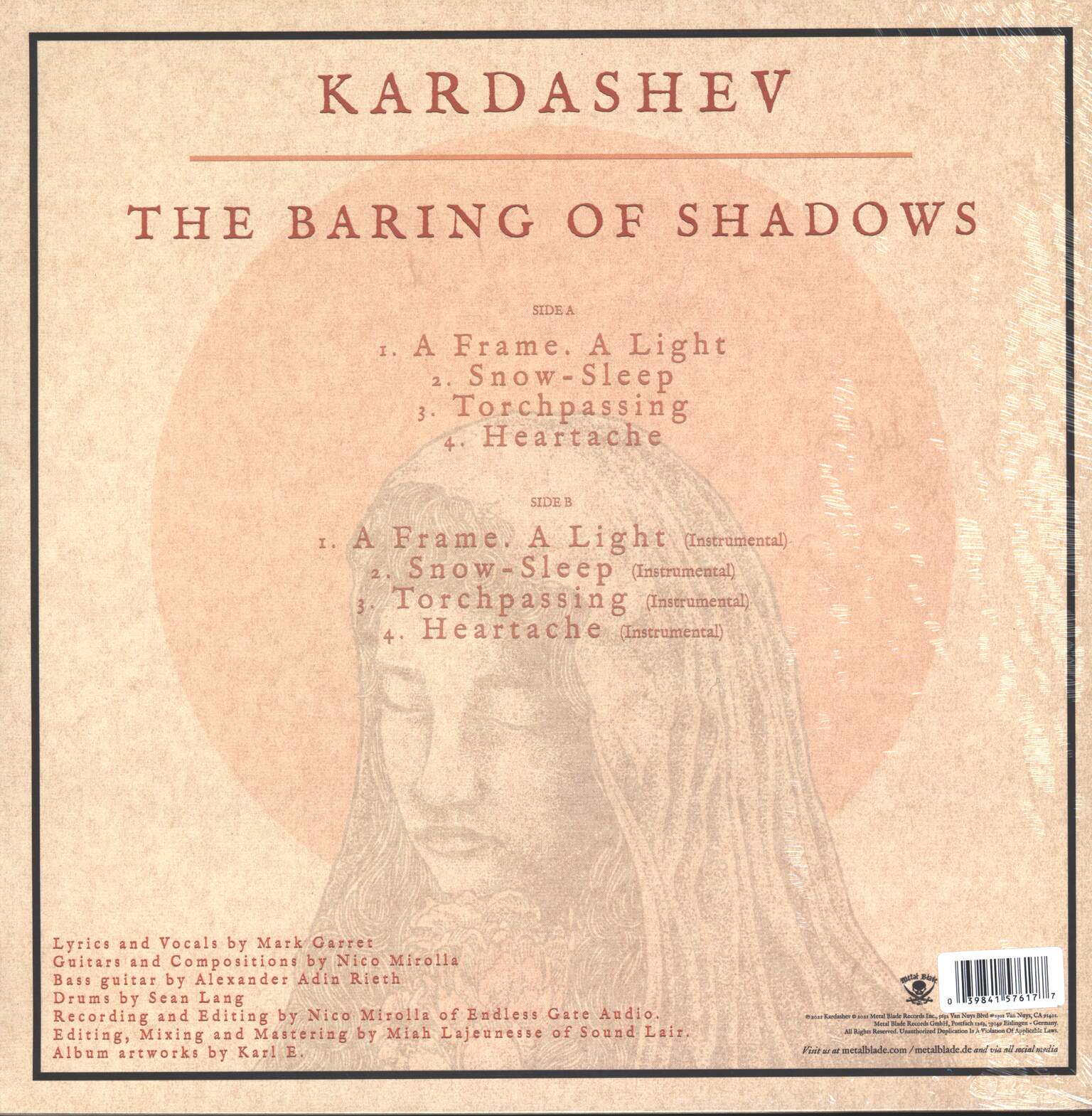 Kardashev: The Baring Of Shadows, 1×LP (Vinyl)
