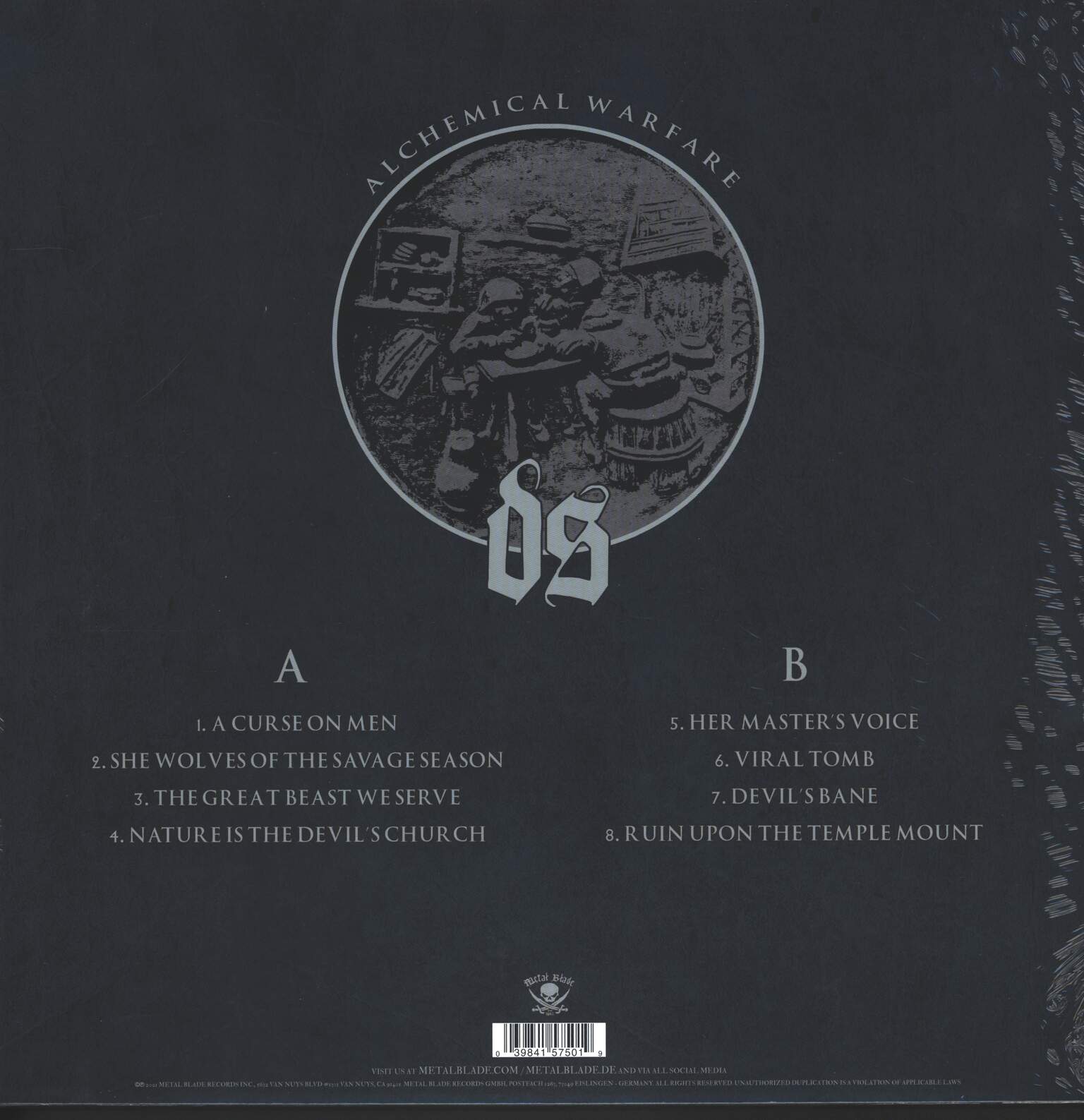 Dread Sovereign: Alchemical Warfare, 1×LP (Vinyl)