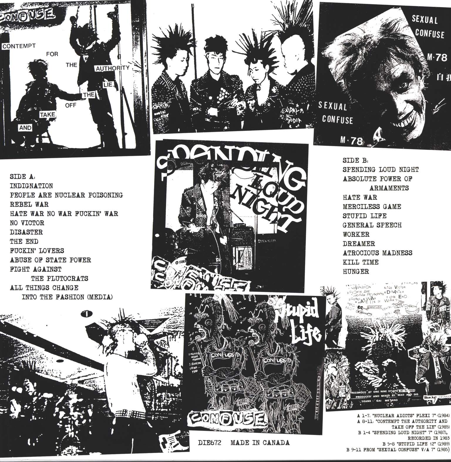 Confuse: Hate War No War Fuckin' War, 1×LP (Vinyl)