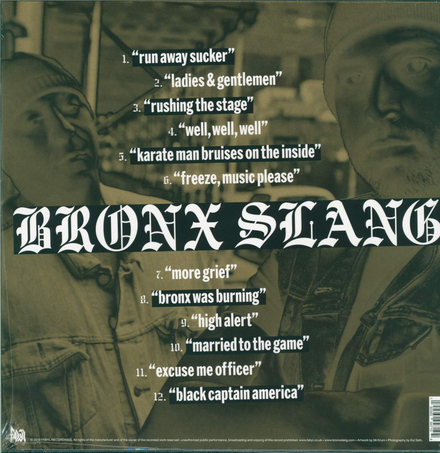 Bronx Slang: Bronx Slang, 1×LP (Vinyl)