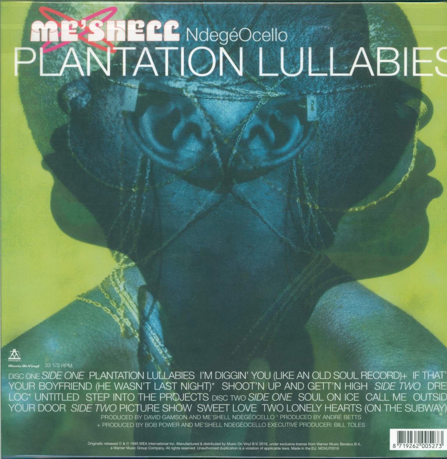 Me'Shell NdegéOcello: Plantation Lullabies, 2×LP (Vinyl)