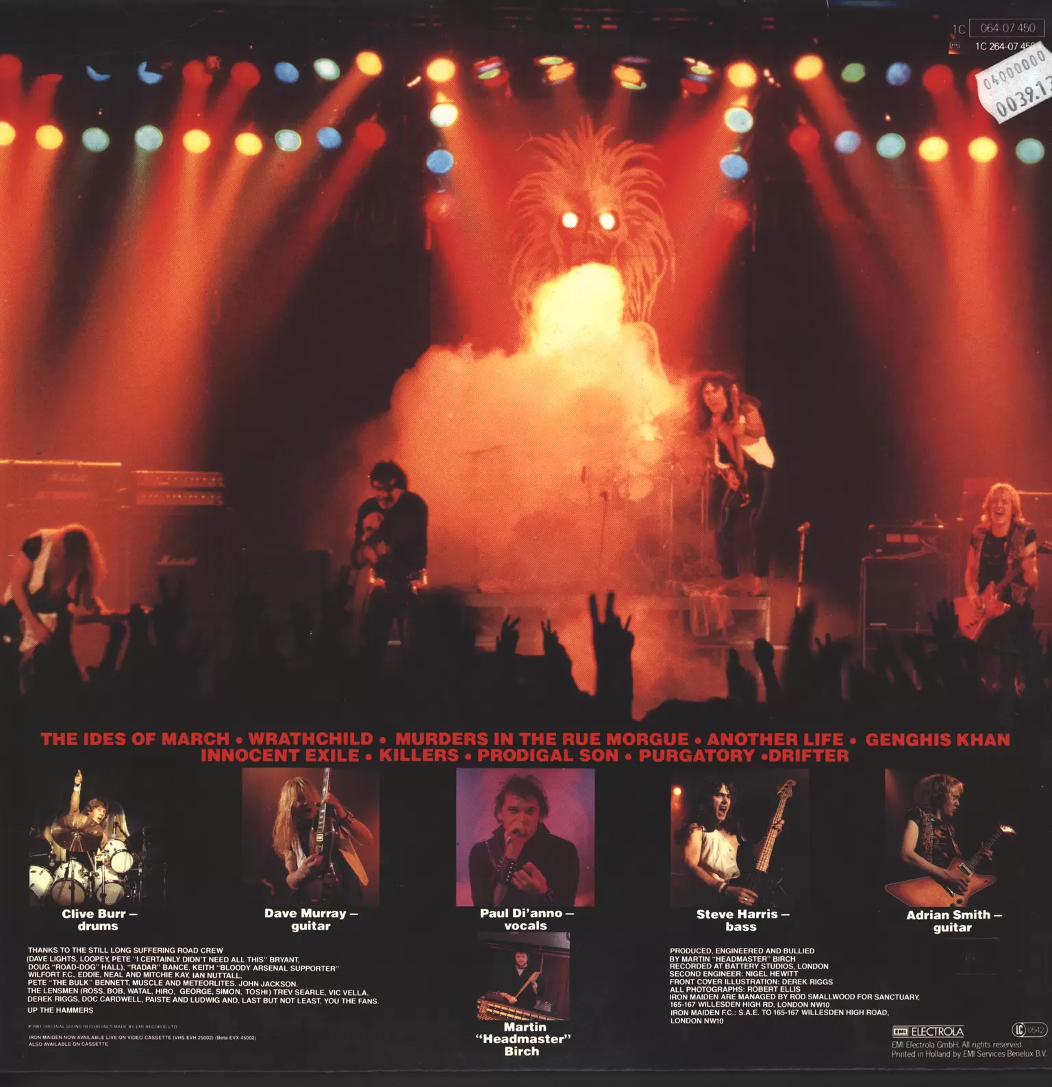 Iron Maiden: Killers, 1×LP (Vinyl)