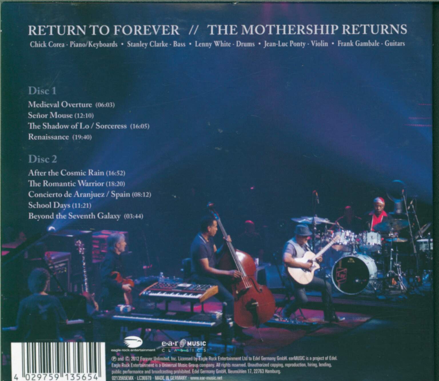 Return To Forever: The Mothership Returns, 2×CD
