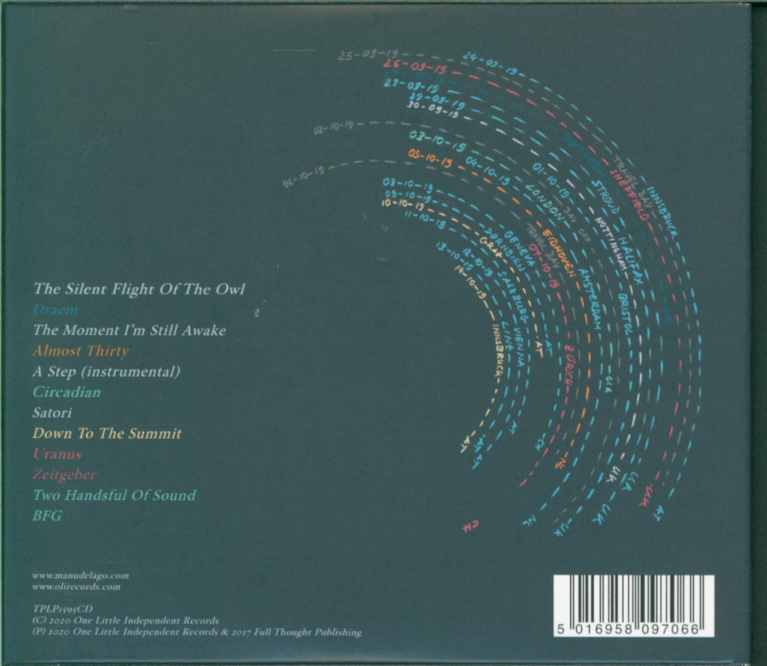 Manu Delago: Circadian live, 1×CD