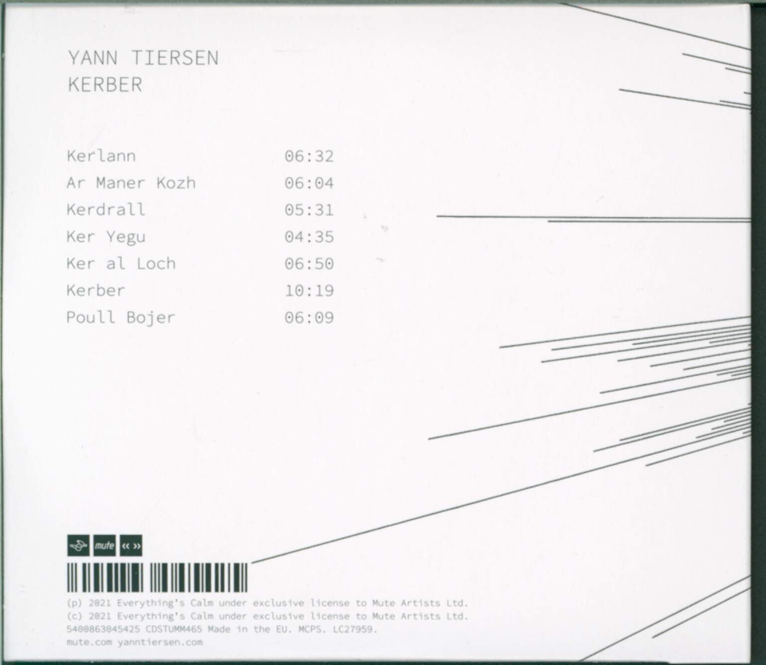 Yann Tiersen: Kerber, 1×CD
