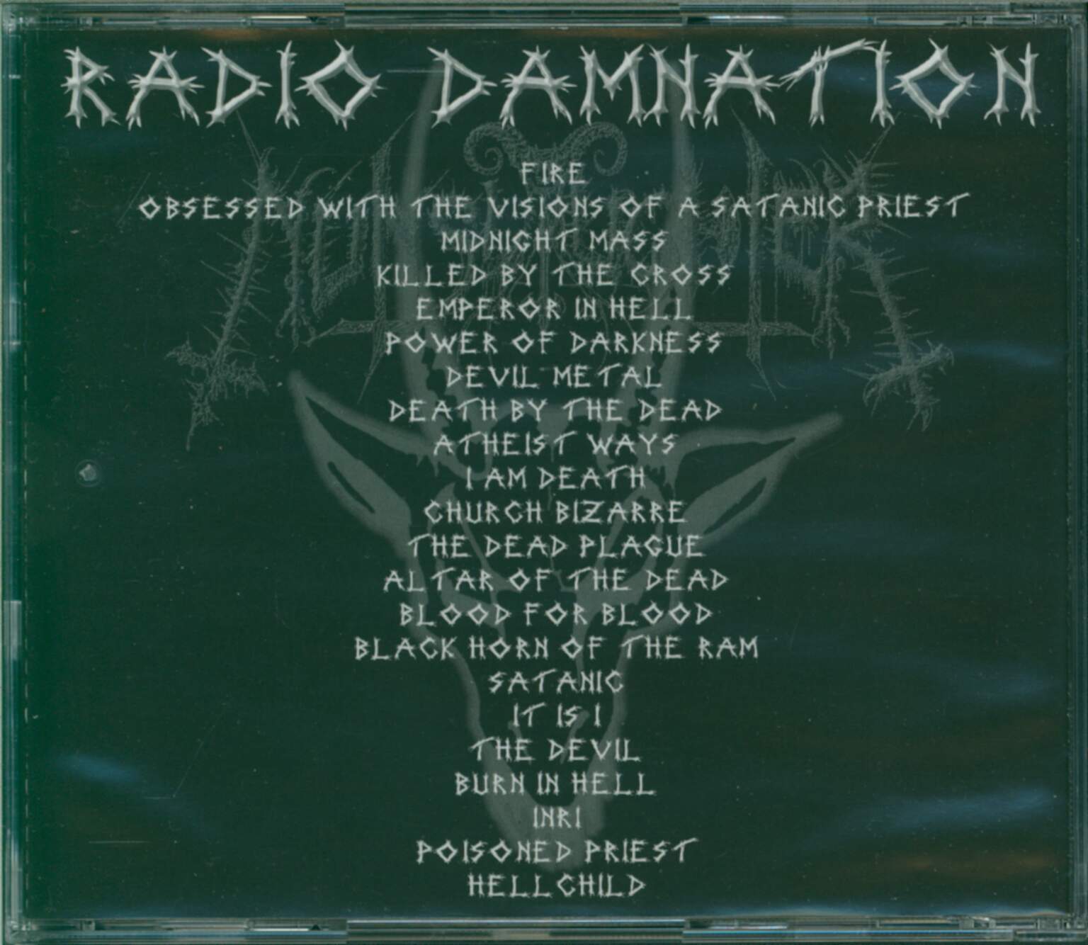 Nunslaughter: Radio Damnation, 1×CD