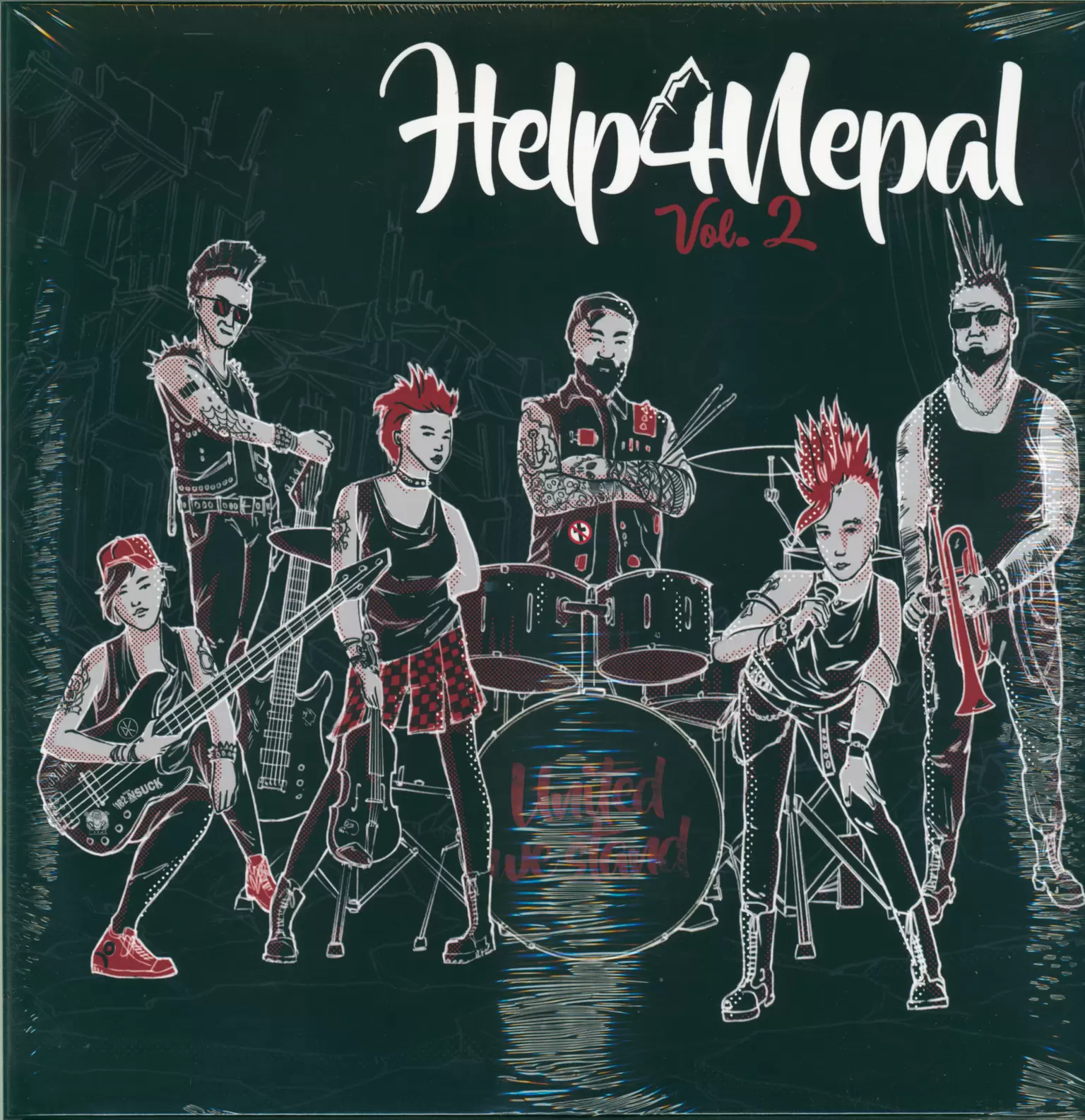Various: Help4Nepal Vol. 2 - United we stand, 2×LP (Vinyl)