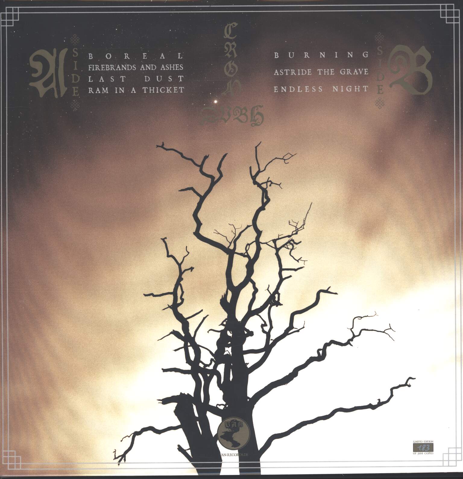Crom Dubh: Firebrands And Ashes, 1×LP (Vinyl)