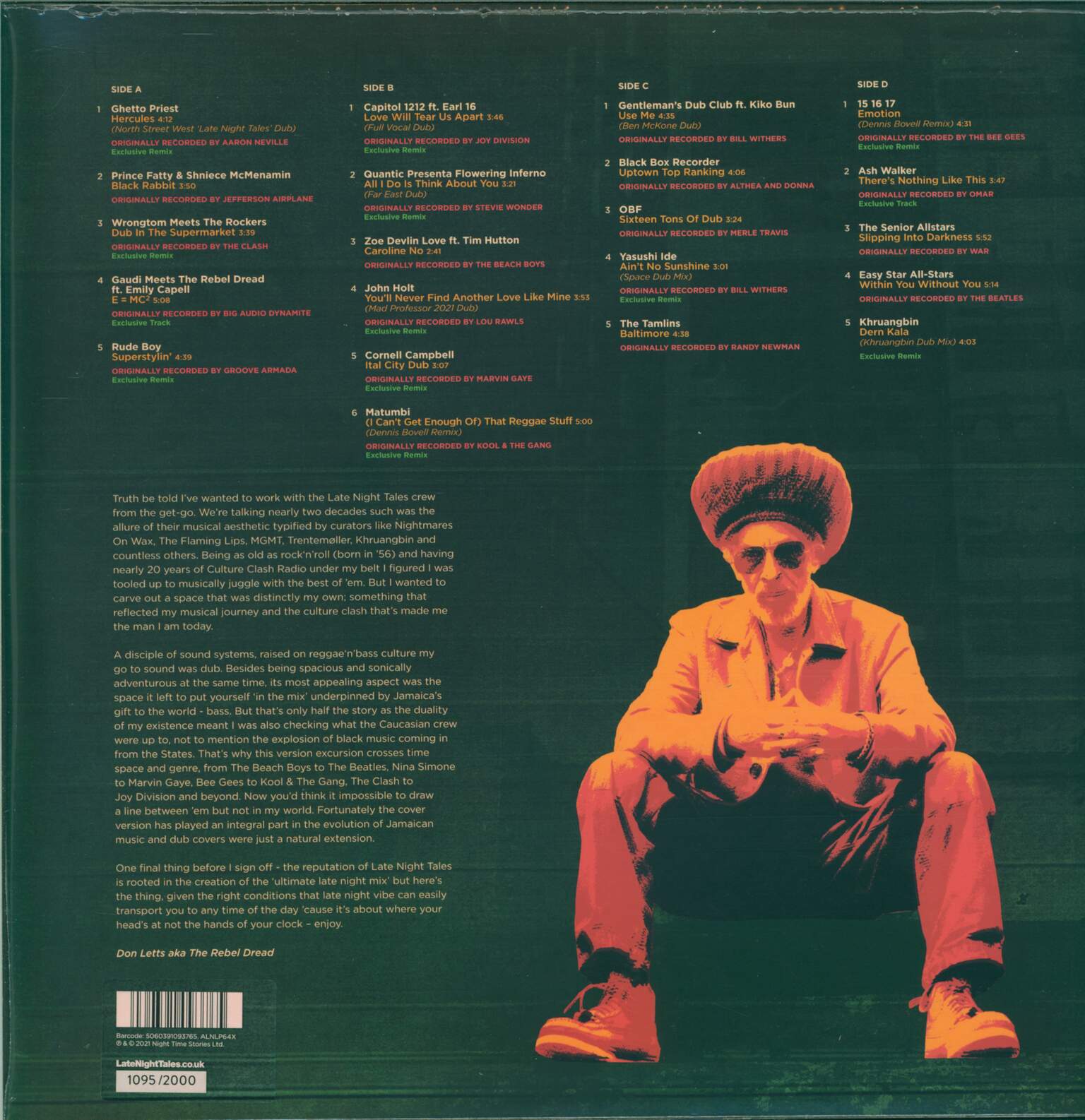 Don Letts: Late Night Tales Presents Version Excursion, 2×LP (Vinyl)