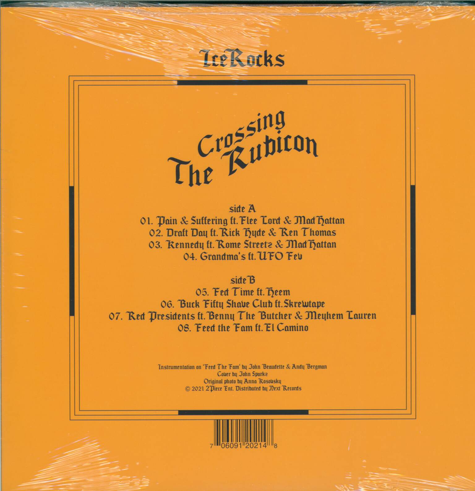 Icerocks: Crossing The Rubicon, 1×LP (Vinyl)