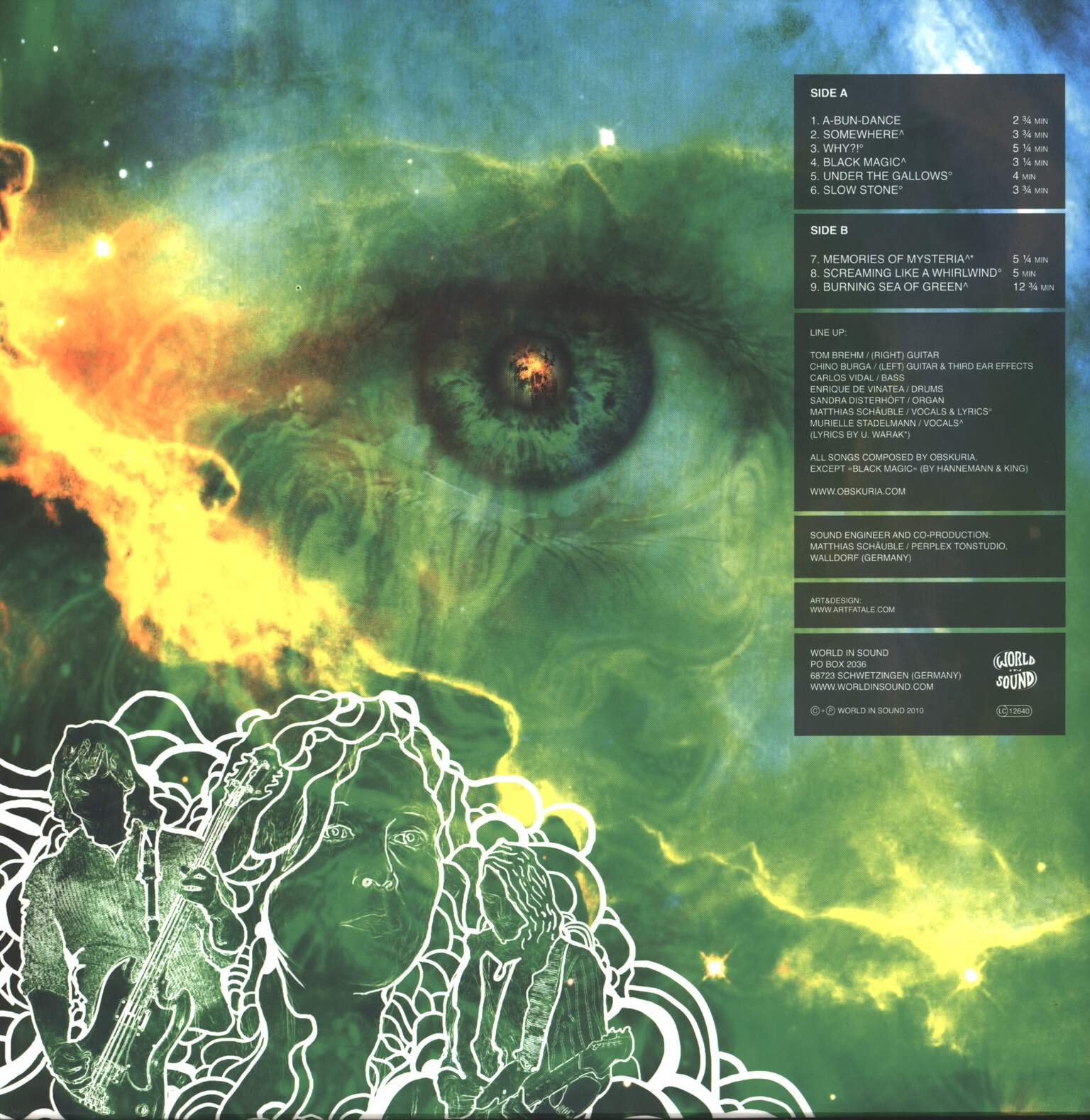 Obskuria: Burning Sea Of Green, 1×LP (Vinyl)