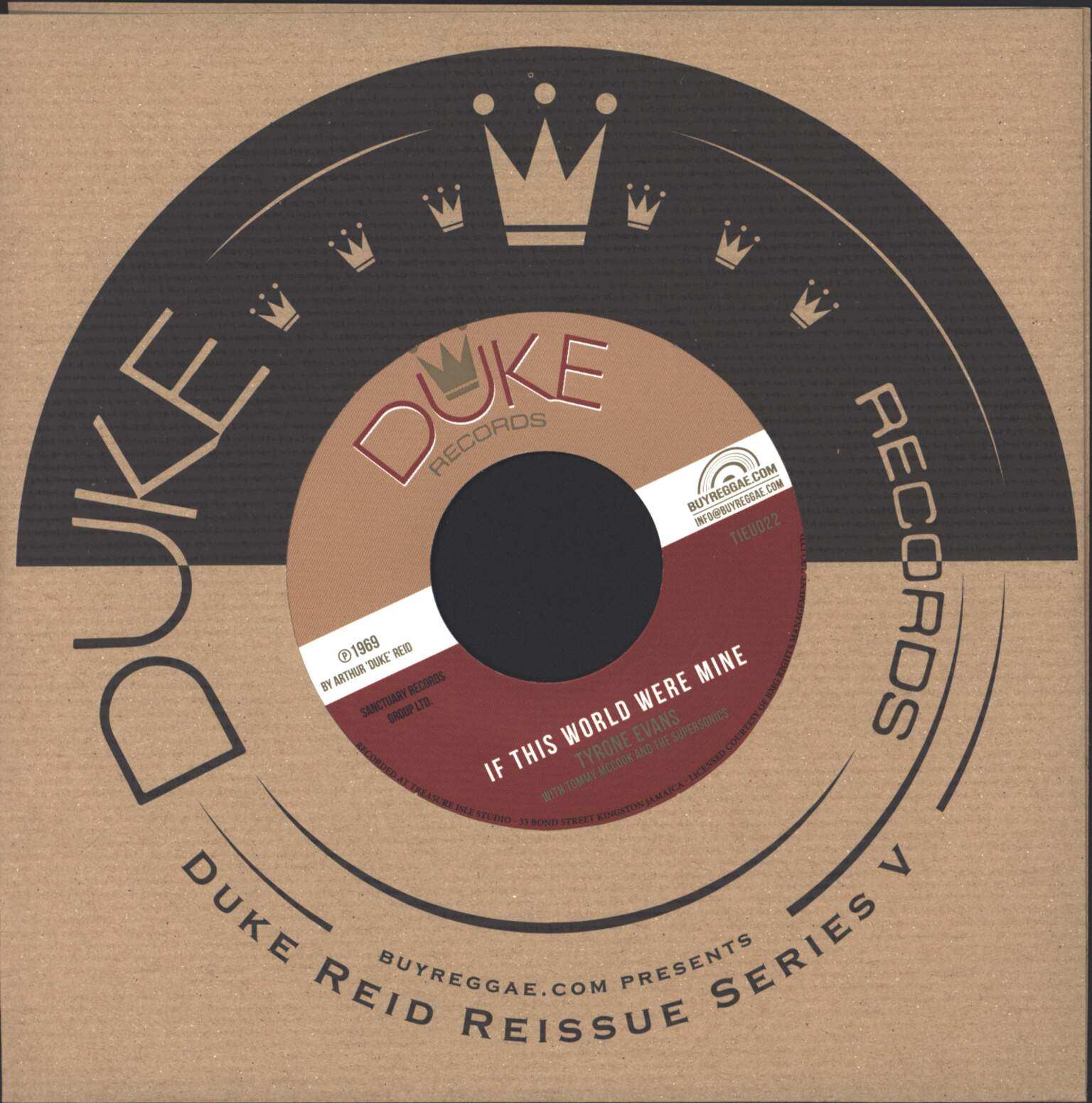 Alton Ellis: If I Could Rule The World / If This World Were Mine, 1×7" Single (Vinyl)
