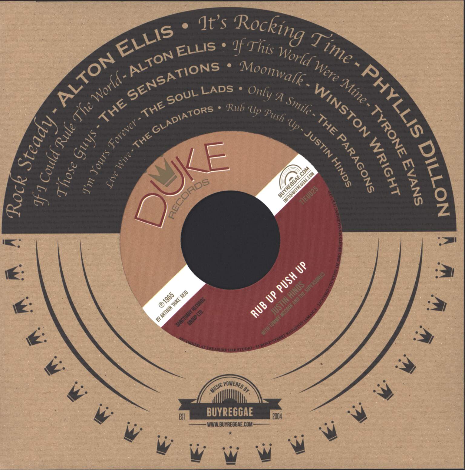 The Gladiators: Live Wire (Take One) / Rub Up Push Up, 1×7" Single (Vinyl)