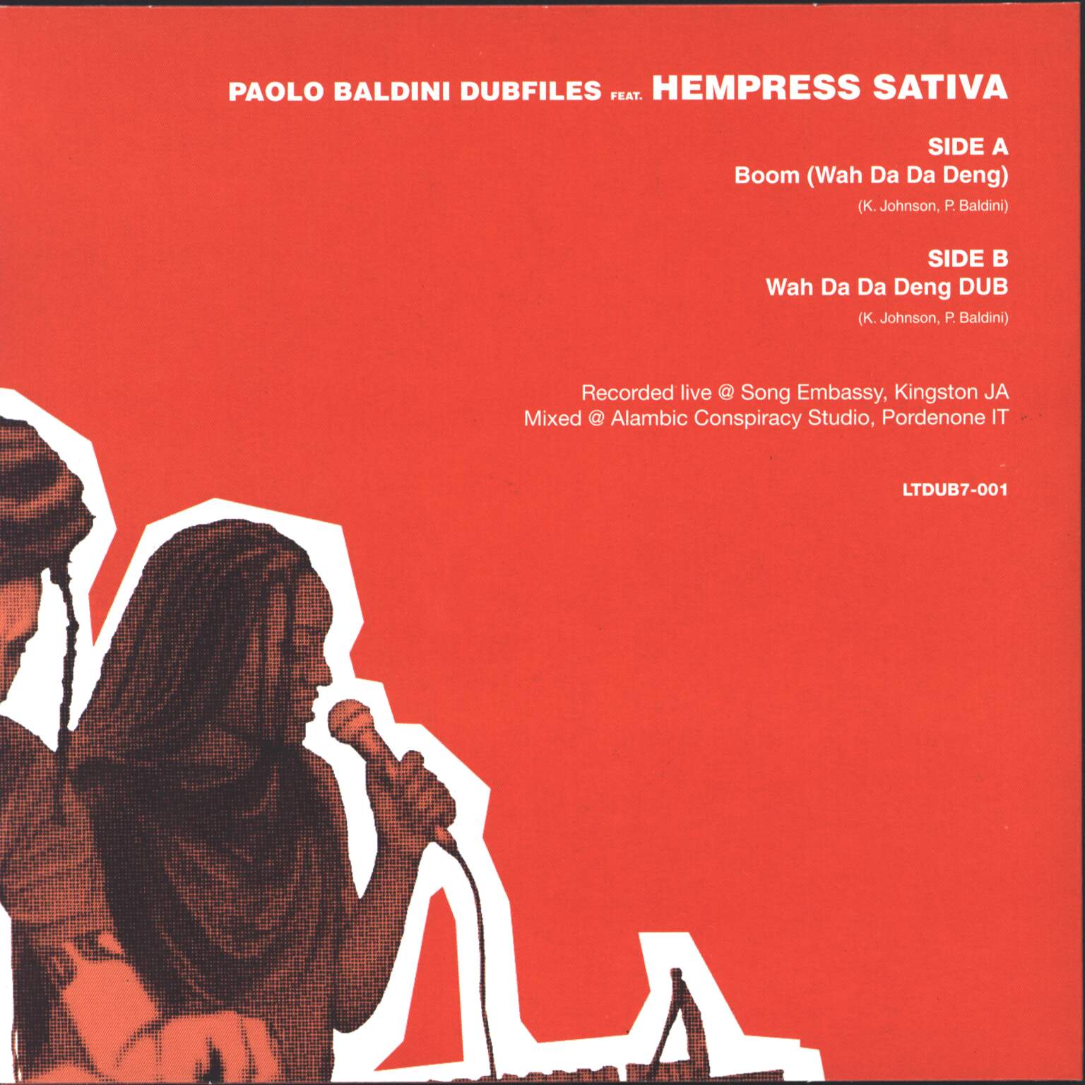Hempress Sativa: Boom (Wah Da Da Deng), 1×7" Single (Vinyl)