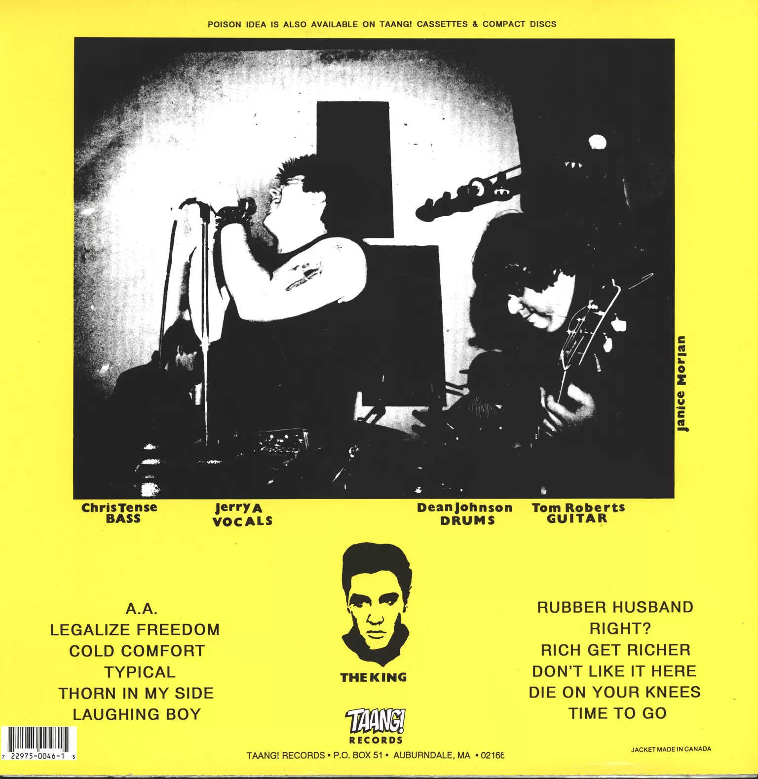 Poison Idea: Record Collectors Are Pretentious Assholes, 1×LP (Vinyl)