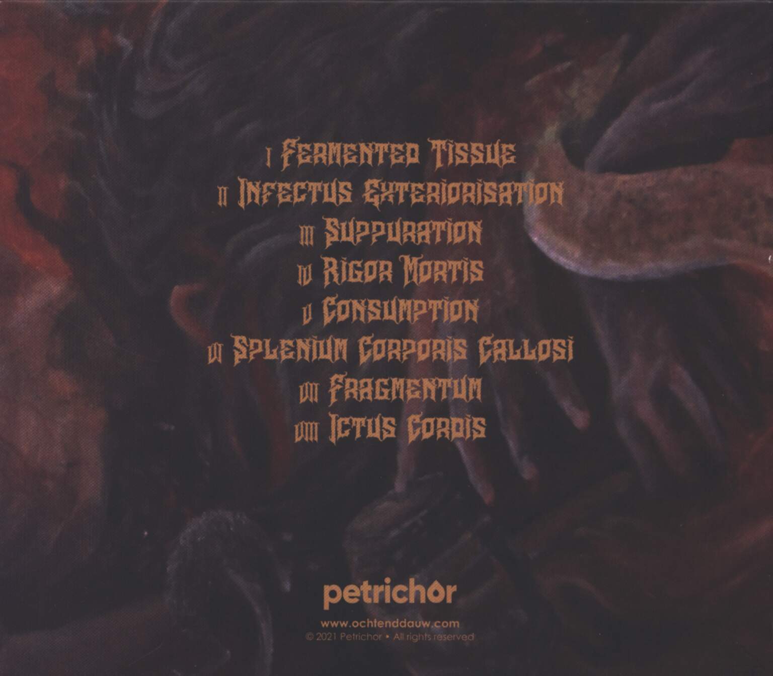 Consumption: Recursive Definitions Of Suppuration, 1×CD