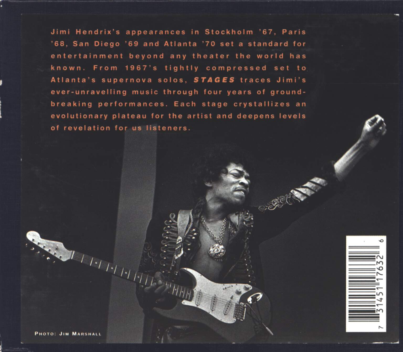 Jimi Hendrix: Stages, 4×CD