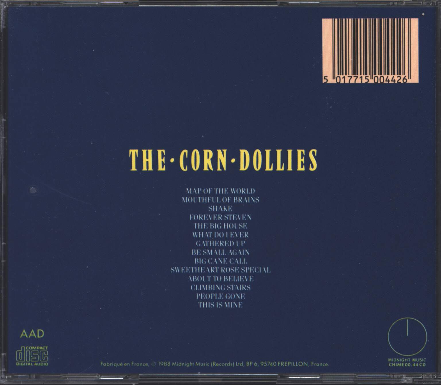 Corn Dollies: The Corn Dollies, 1×CD