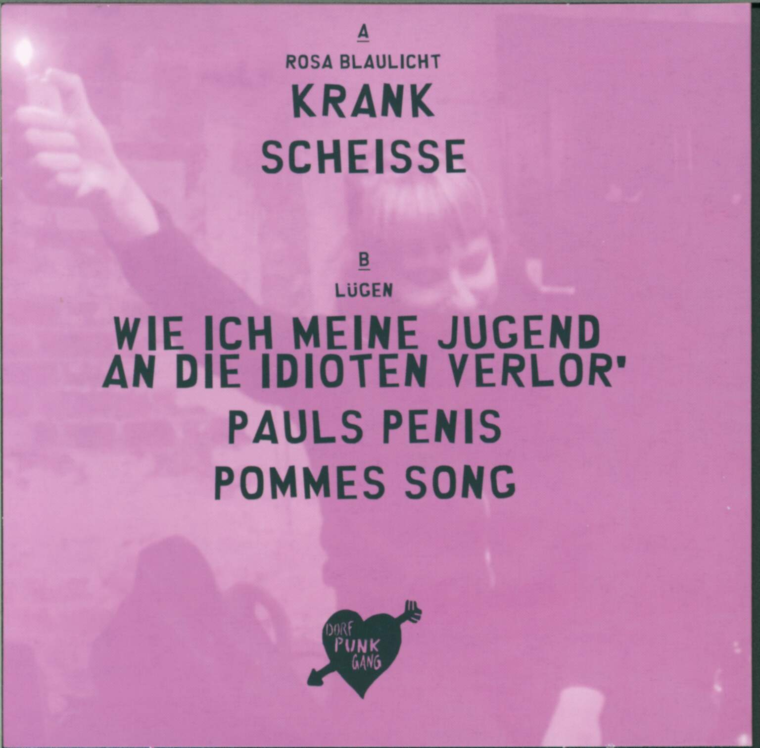 Rosa Blaulicht / Lügen: Split, 1×7" Single (Vinyl)