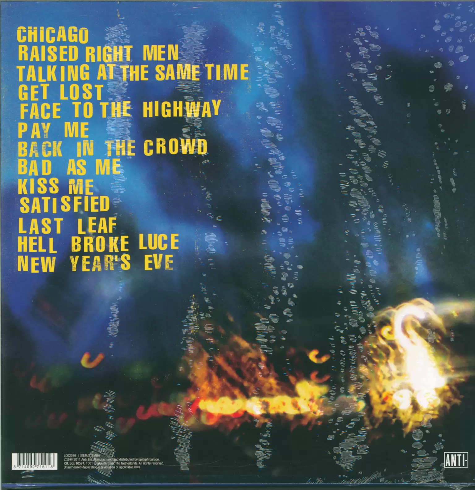 Tom Waits: Bad As Me, 1×LP (Vinyl)