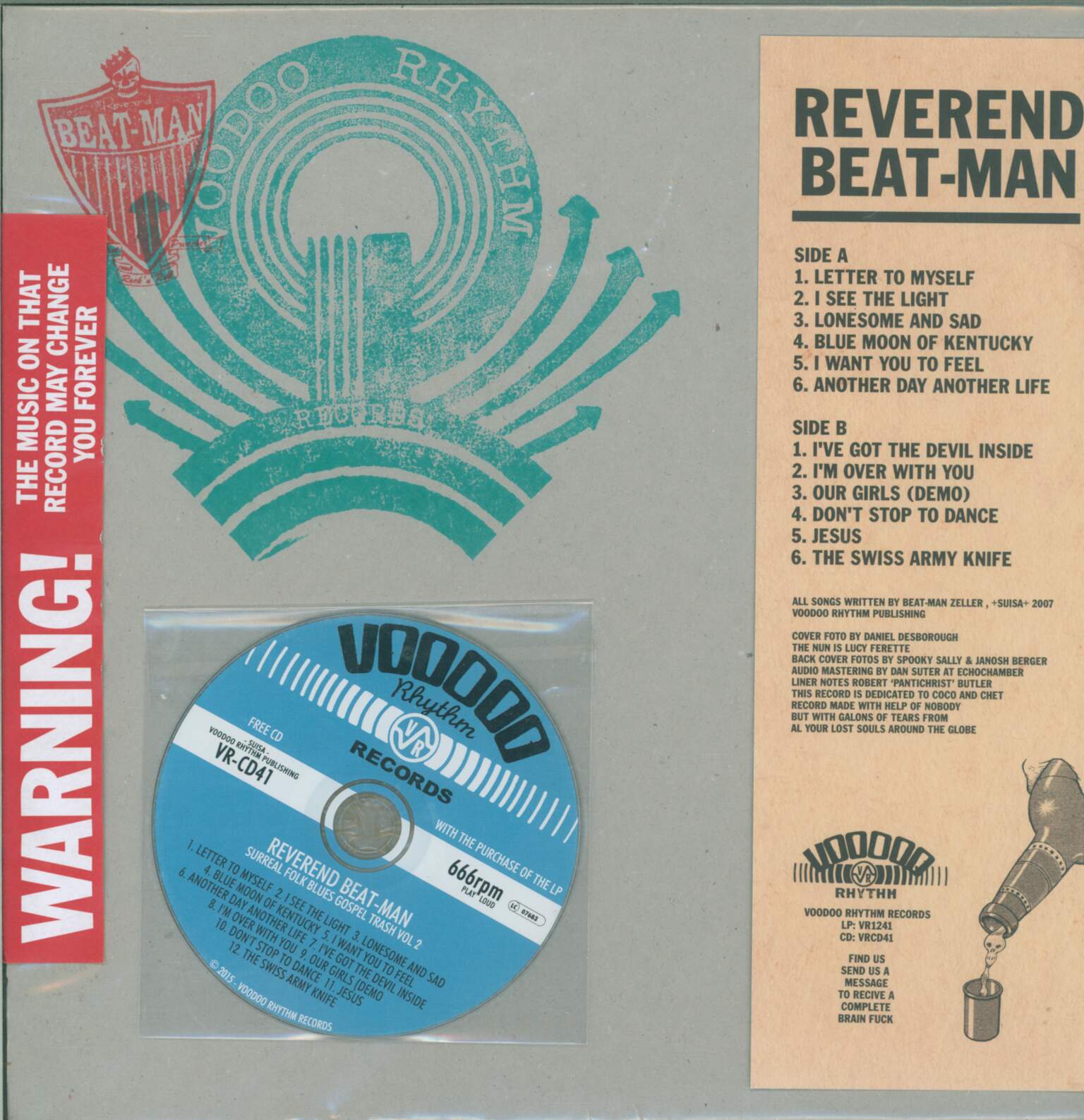 Reverend Beat-Man: Surreal Folk Blues Gospel Trash Vol 2, 1×LP (Vinyl), 1×CD