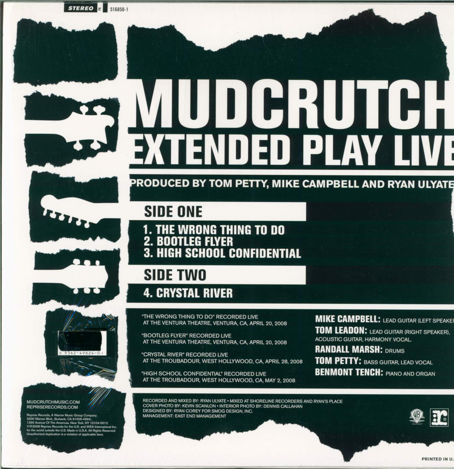 Mudcrutch: Extended Play Live!, 1×LP (Vinyl)