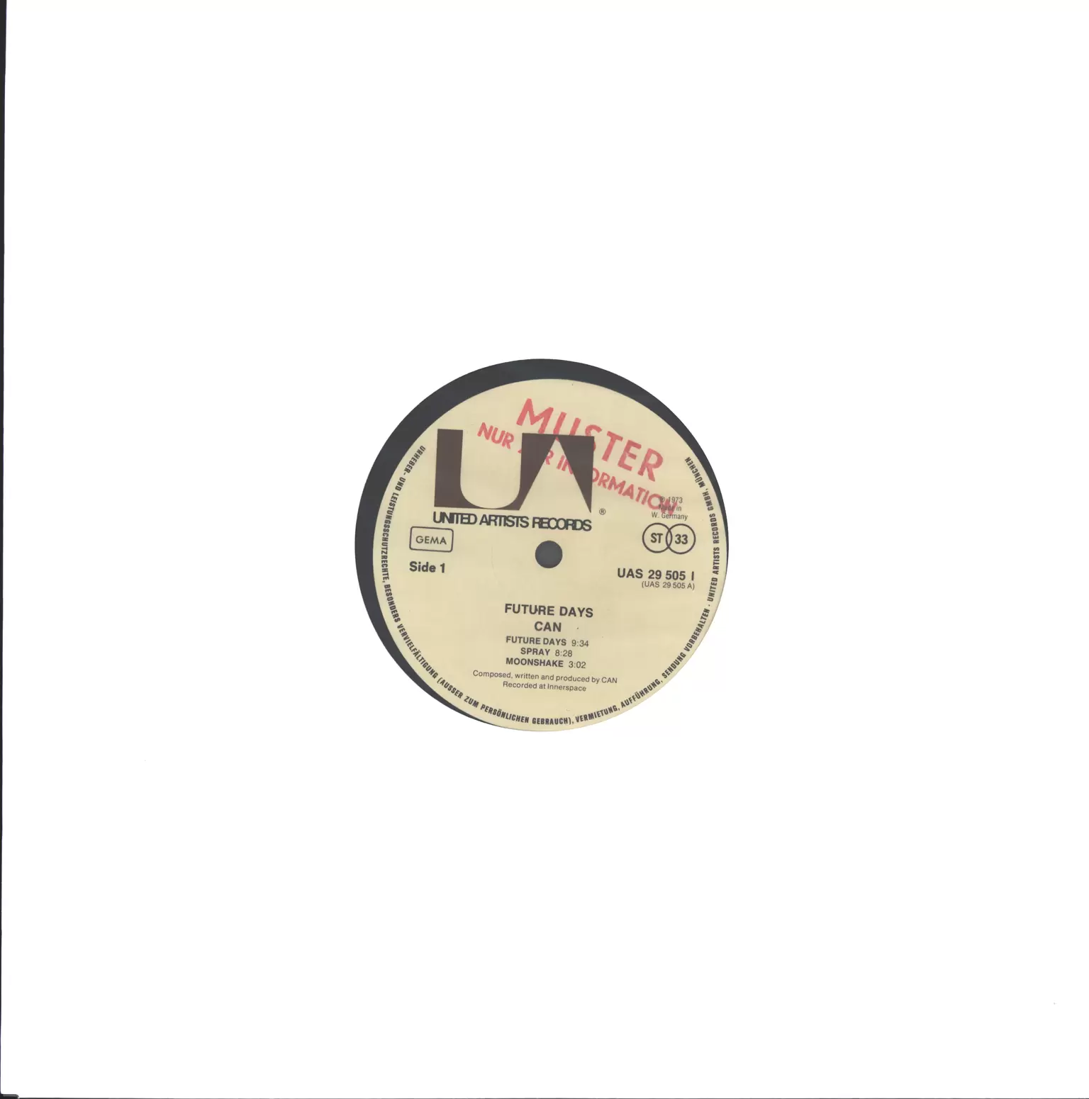 Can: Future Days, 1×LP (Vinyl)