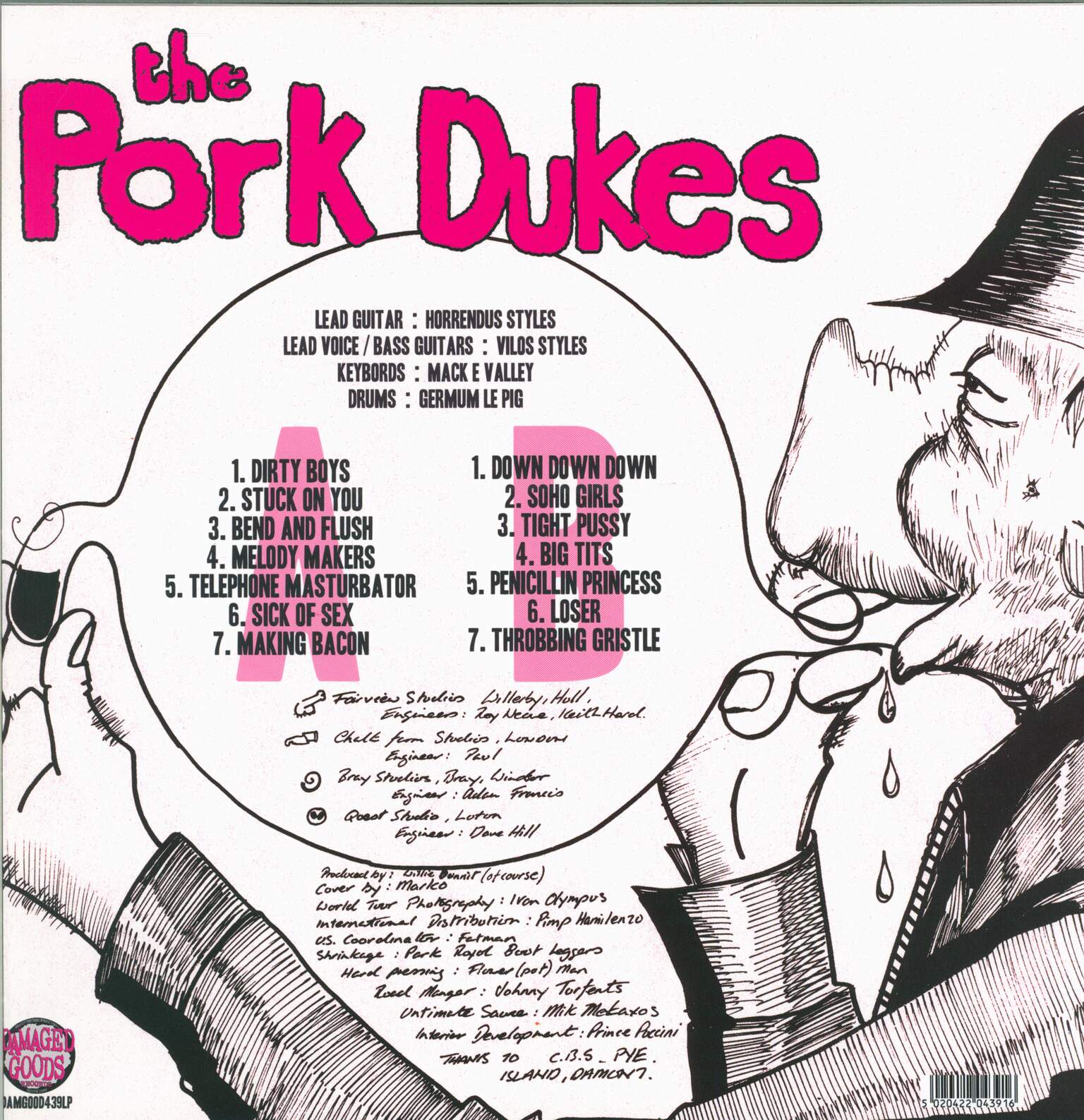The Pork Dukes: Pink Pork, 1×LP (Vinyl)