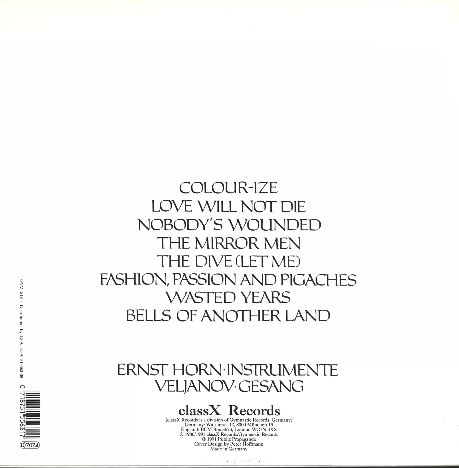 Deine Lakaien: Deine Lakaien, 1×LP (Vinyl)