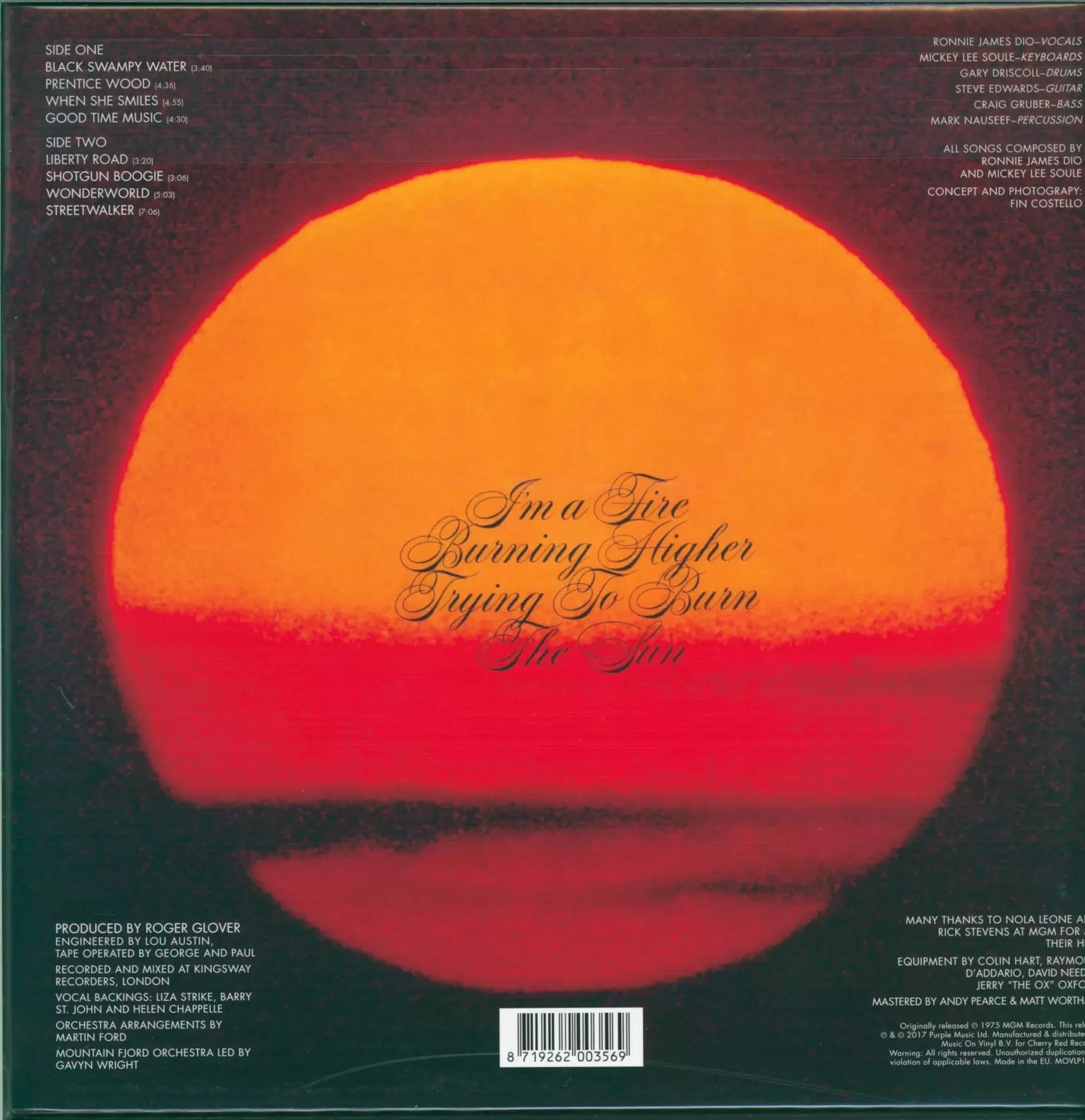 ELF: Trying To Burn The Sun, 1×LP (Vinyl)