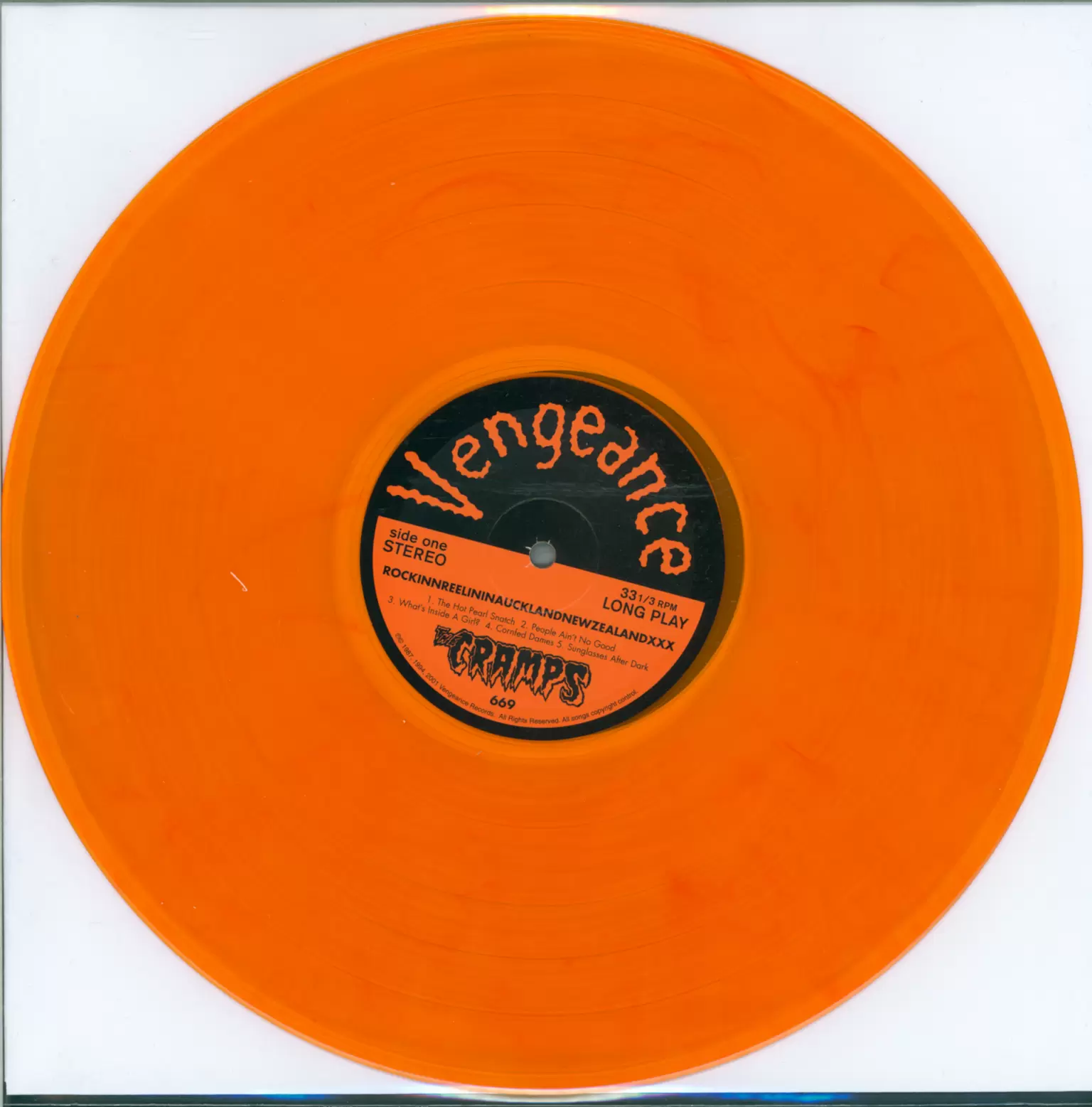The Cramps: RockinnReelininAucklandNewZealandXXX, 1×LP (Vinyl)