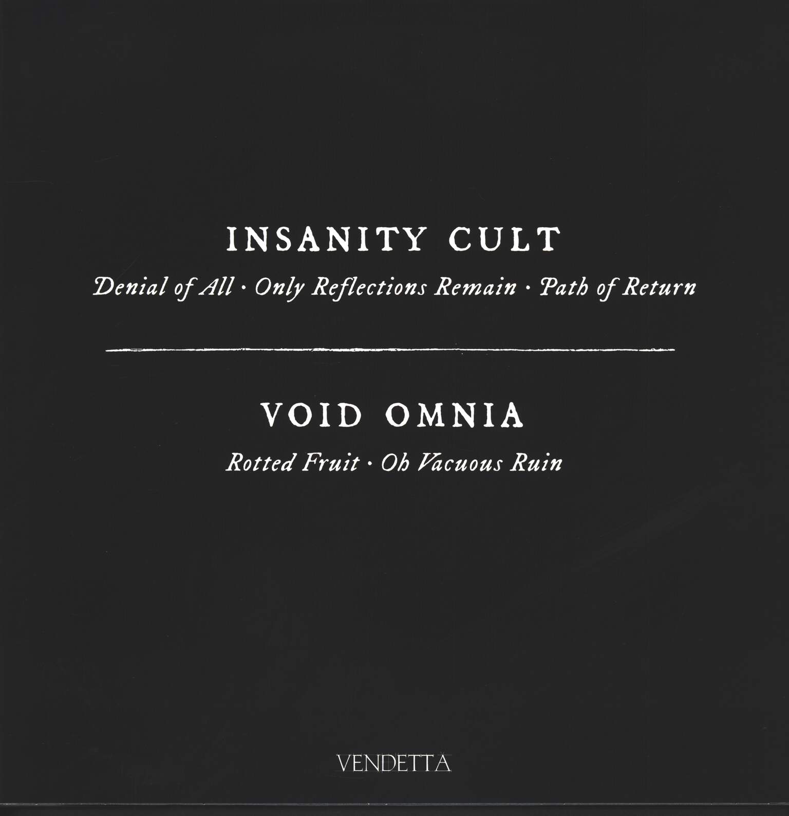 Void Omnia: Contemplation In Discordance, 1×LP (Vinyl)