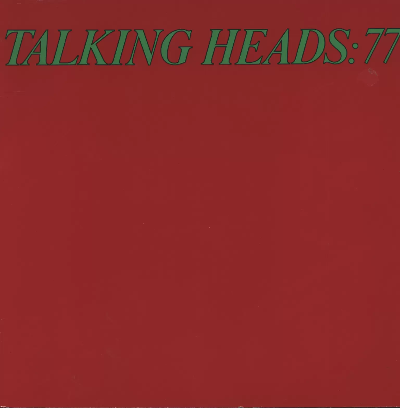 Talking Heads: Talking Heads: 77, 1×LP (Vinyl)
