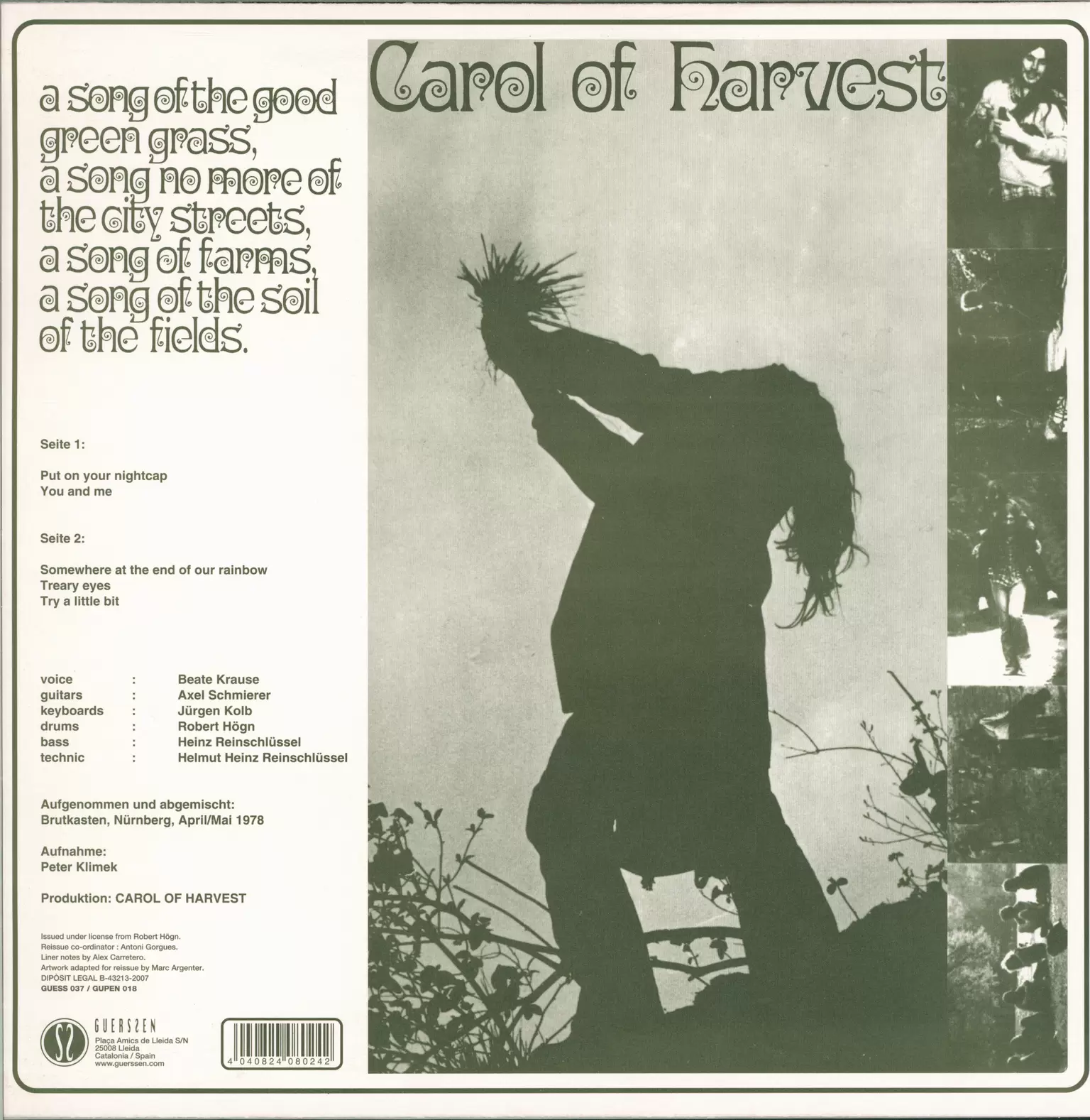 Carol Of Harvest: Carol Of Harvest, 1×LP (Vinyl)