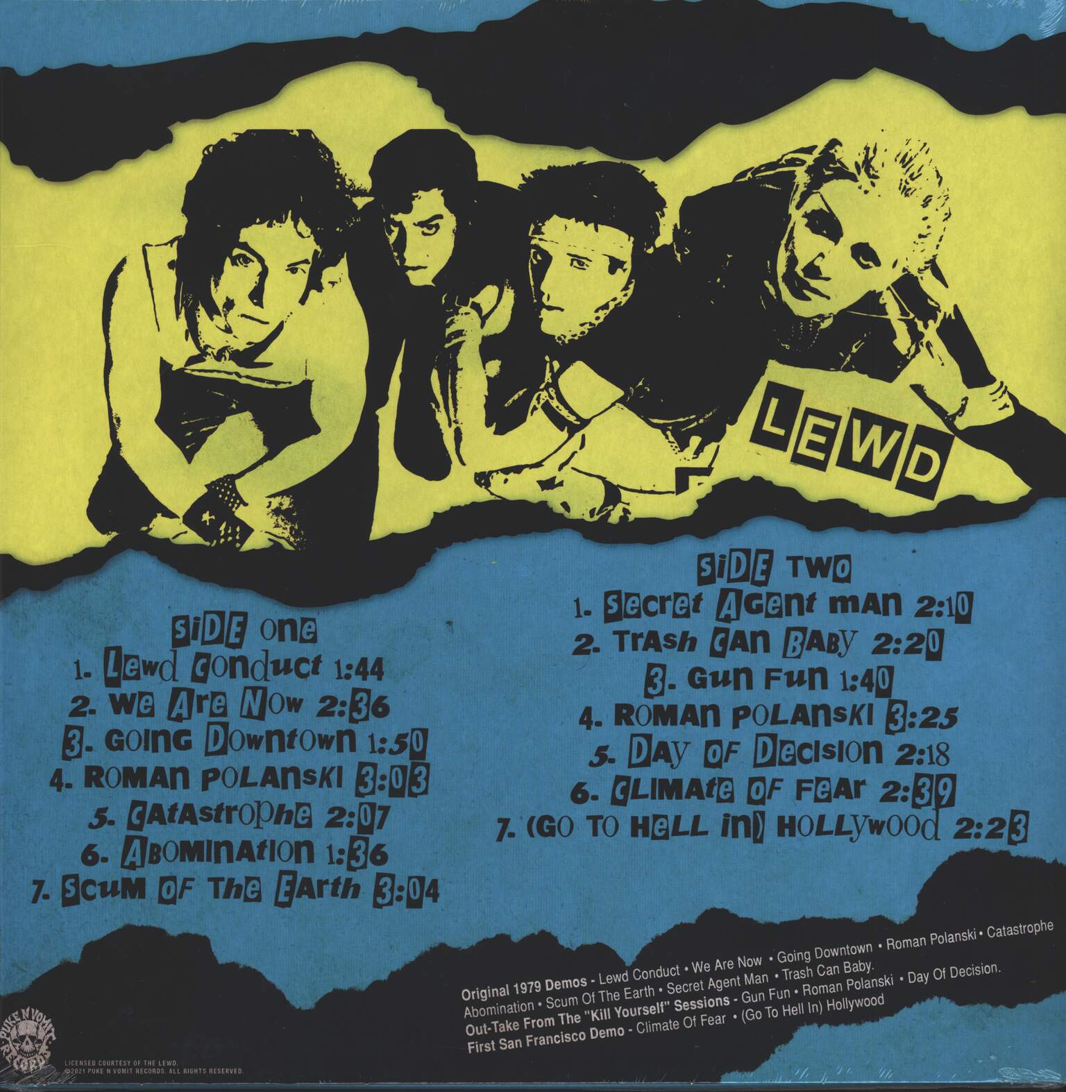 The Lewd: Demo-nstrations, 1×LP (Vinyl)