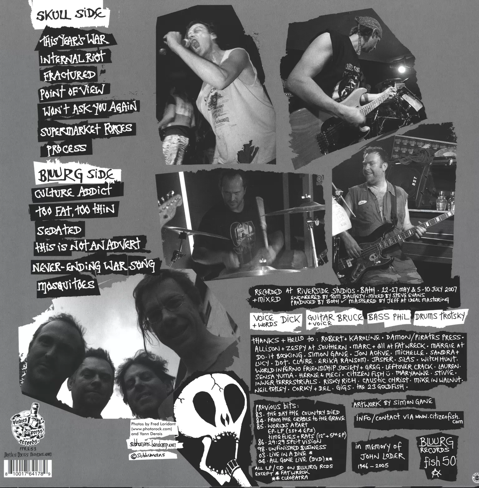 Subhumans: Internal Riot, 1×LP (Vinyl)