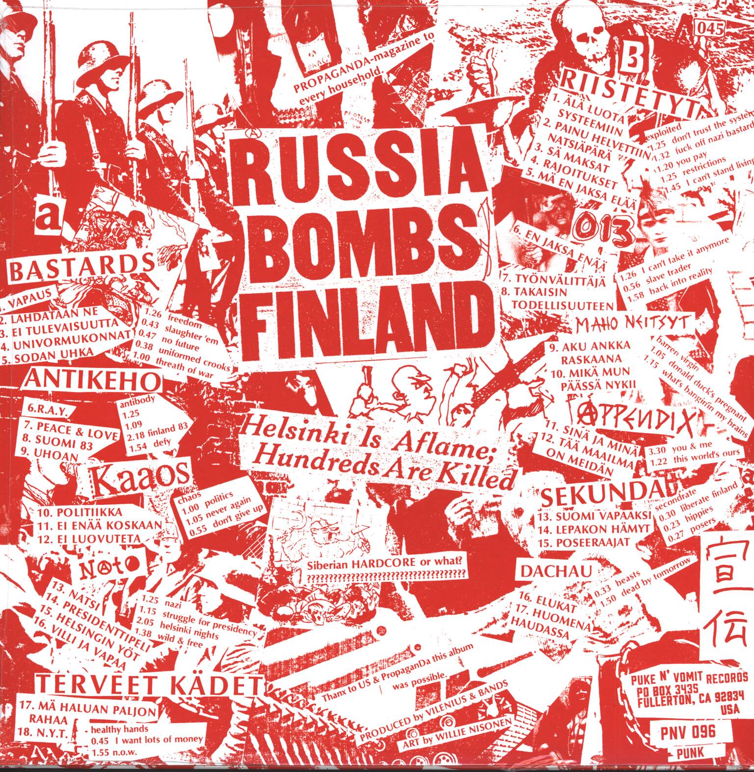 Various: Propaganda - Russia Bombs Finland, 1×LP (Vinyl)