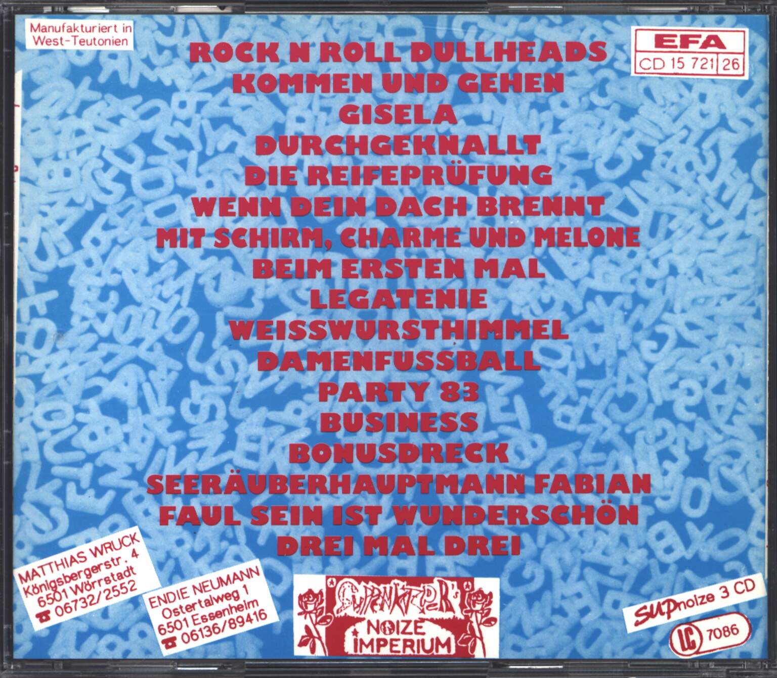 Die Frohlix: Durchgeknallt & Pippi, 1×CD